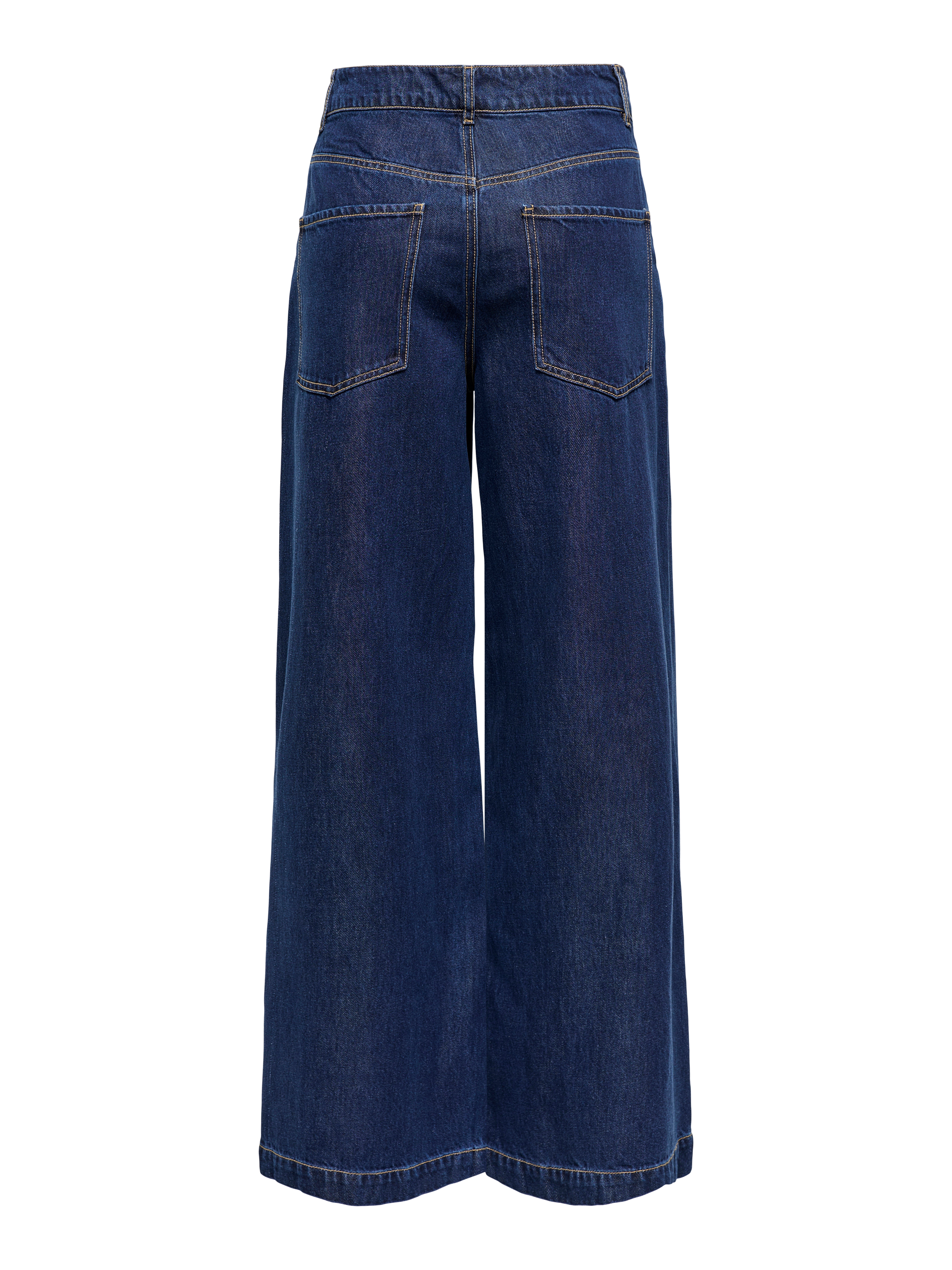 Thumbnail - Onlingrid Mittlere Taille Weiter Beinschnitt Jeans