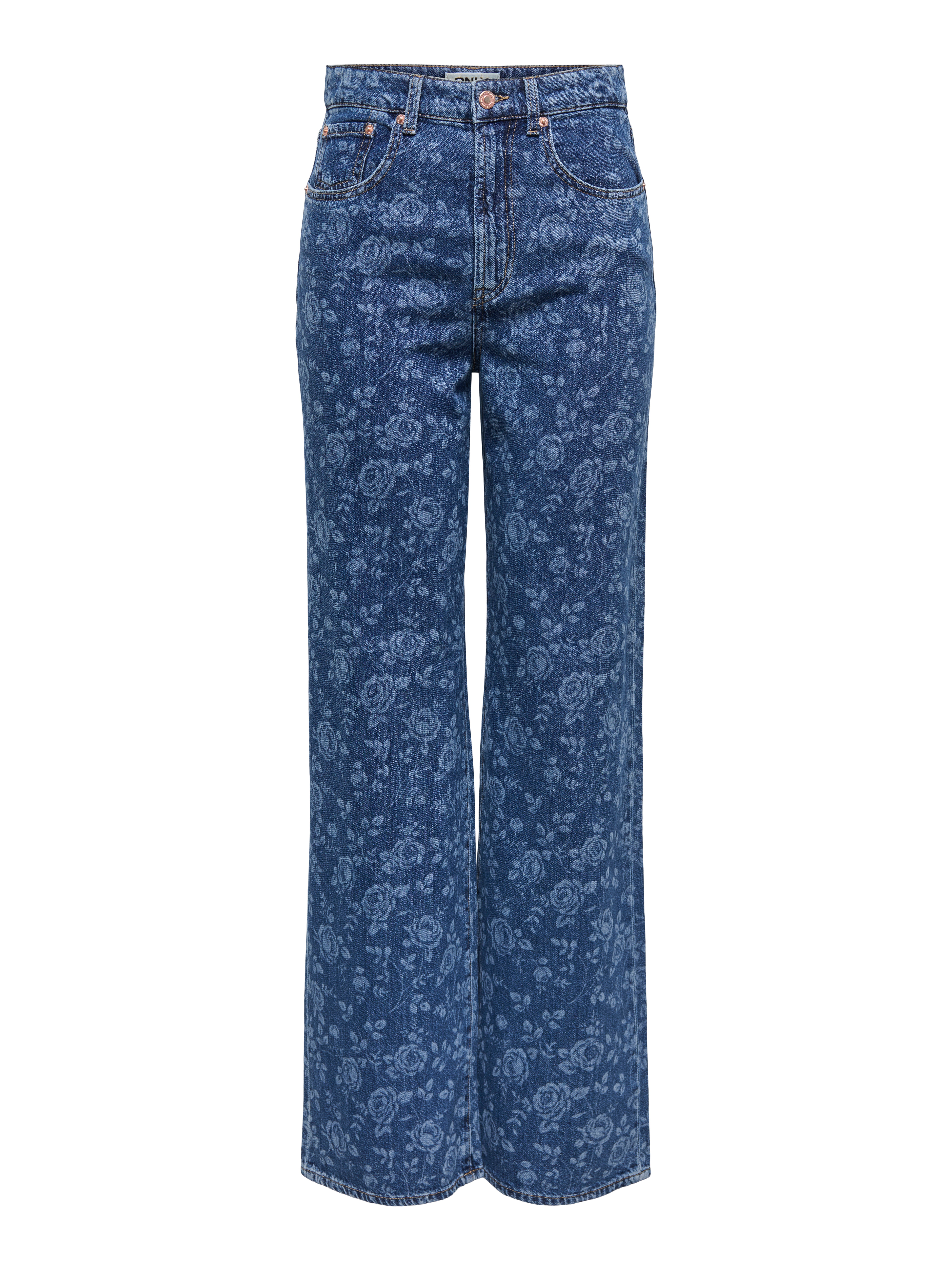 Thumbnail - Onlhope Hohe Taille Weiter Beinschnitt Jeans