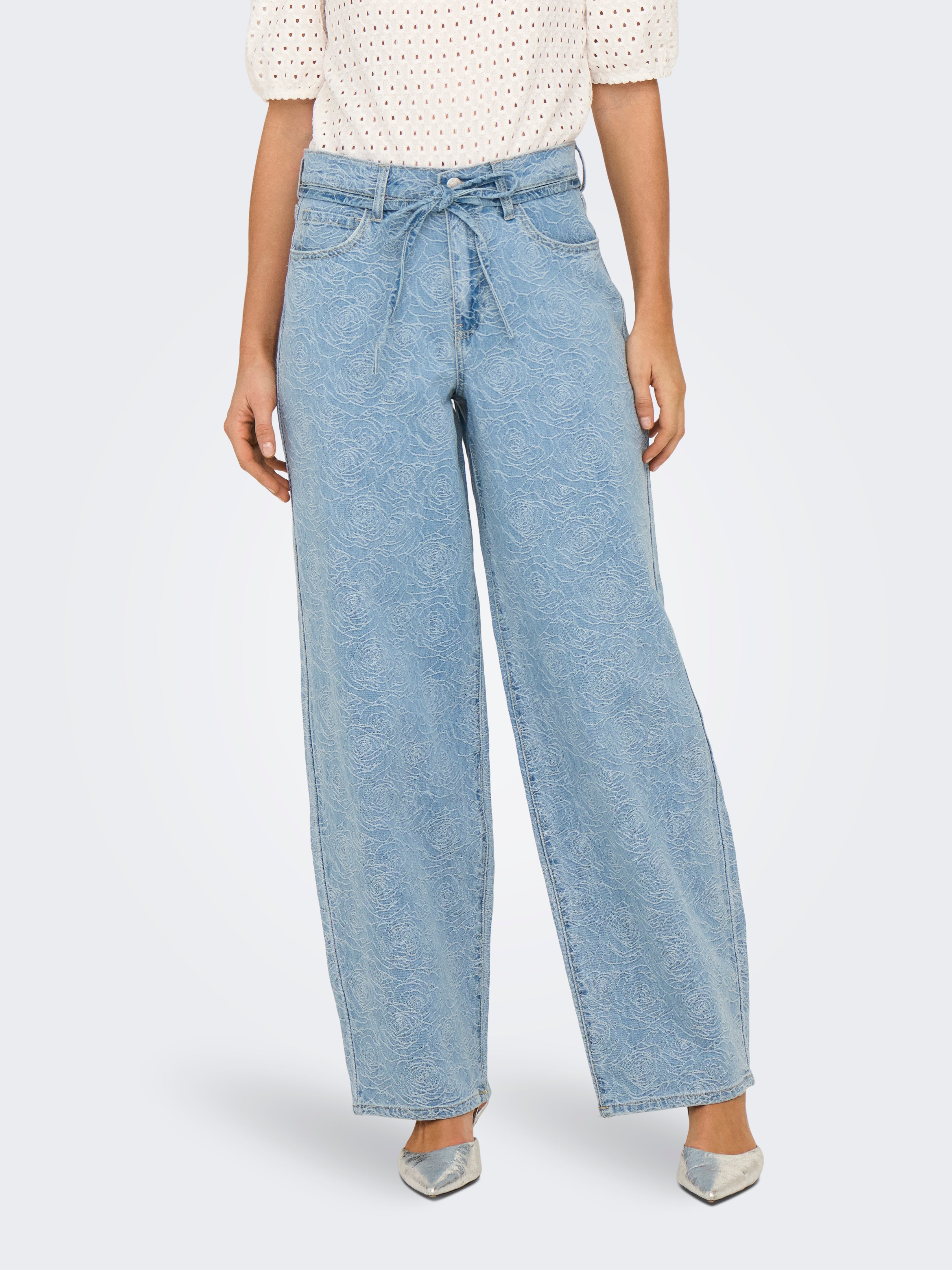 Onlgianna Mittlere Taille Gerade Geschnitten Jeans