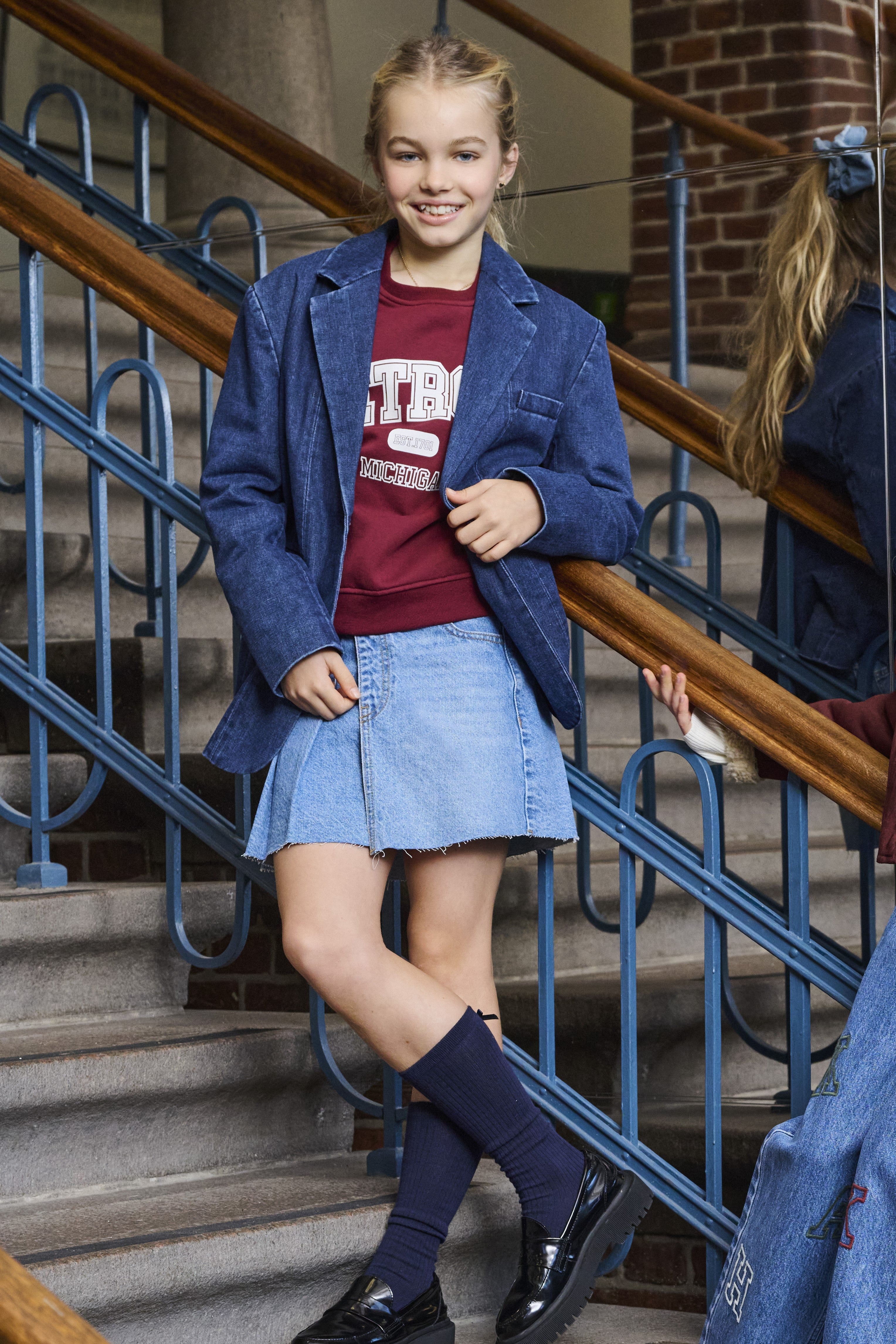 Kogkadie Denim Kurzer Rock