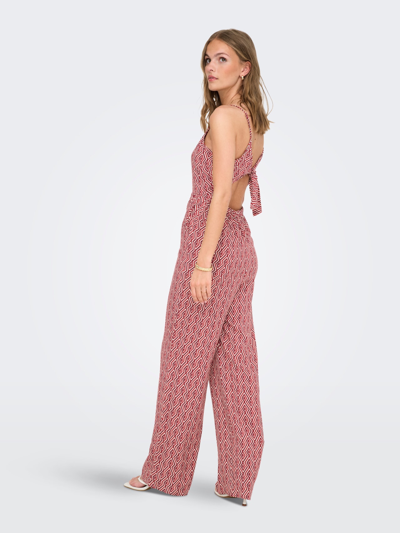 ONLY ONLNOVA Jumpsuit -Karanda Red - 15352529