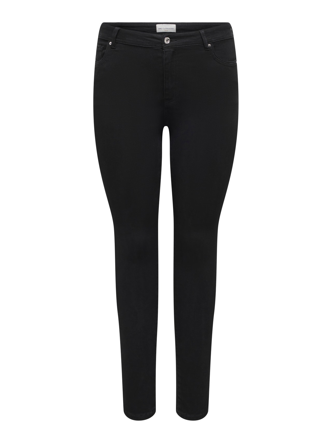 ONLY CARSALLY Skinny Fit Jeans -Black Denim - 15352625