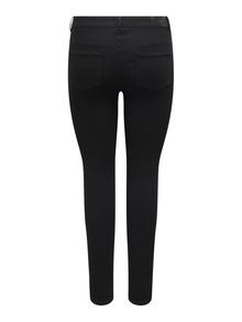 ONLY CARSALLY Skinny Fit Jeans -Black Denim - 15352625
