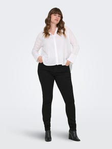 ONLY CARSALLY Skinny Fit Jeans -Black Denim - 15352625