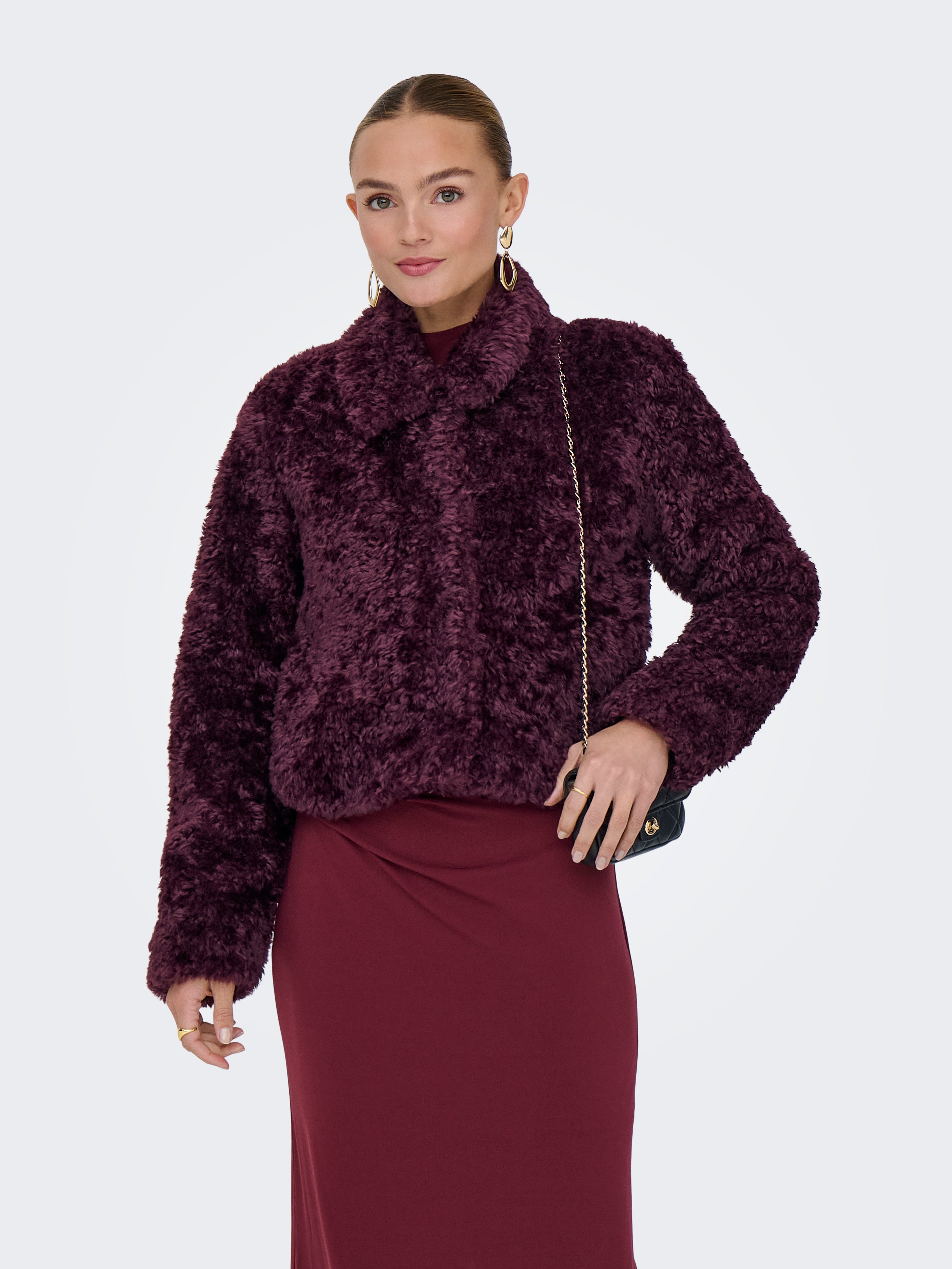 Onlginny Teddyfell Mantel