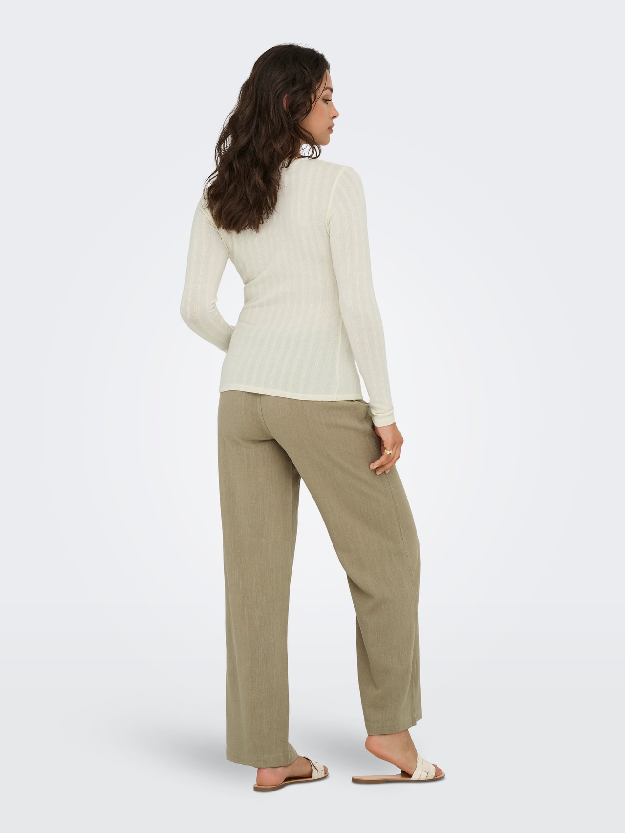 ONLY ONLLAIKA Blouse -Egret - 15352881