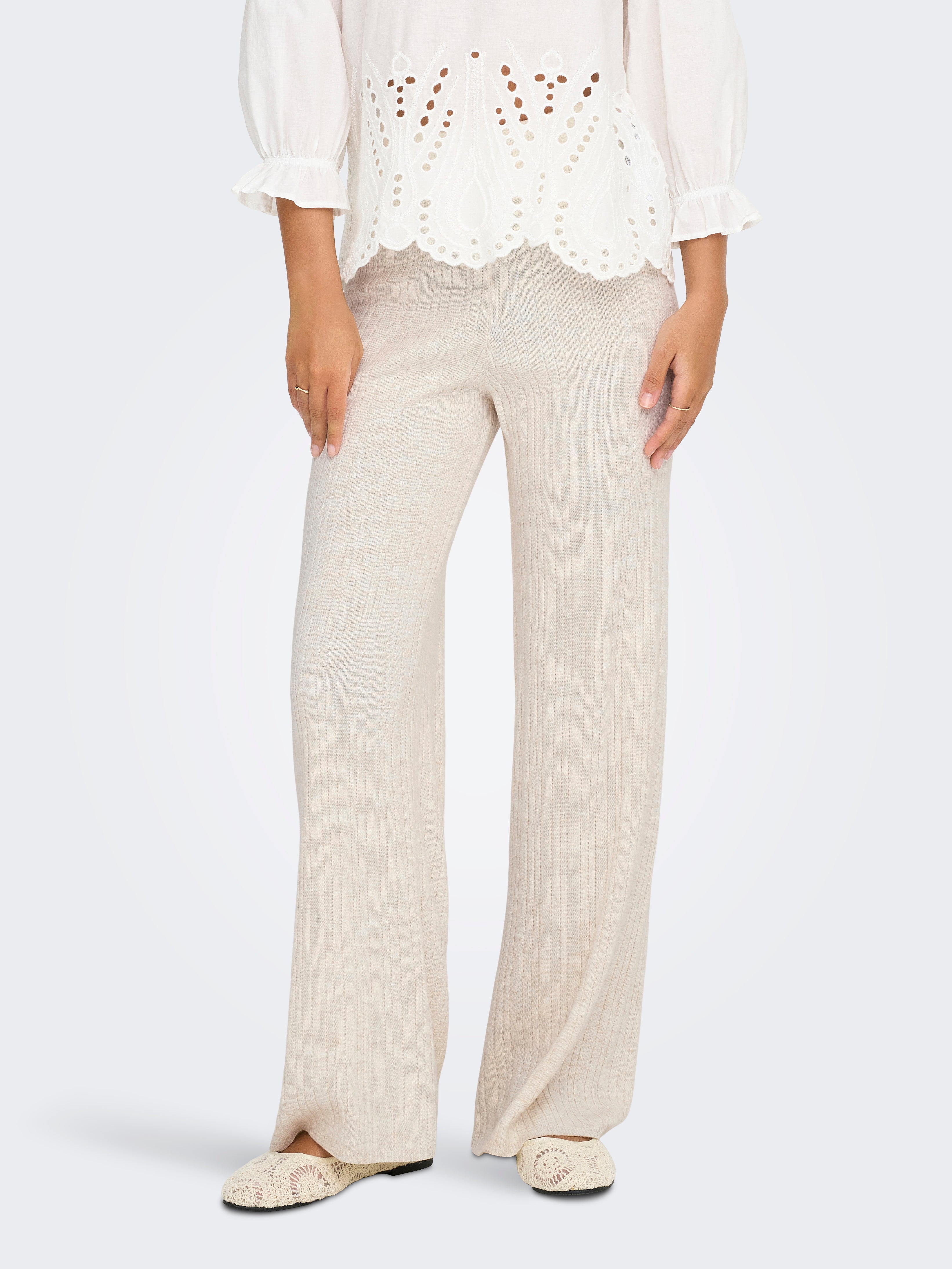 Thumbnail - Onlthea Baggy Fit Gestrickte Hose