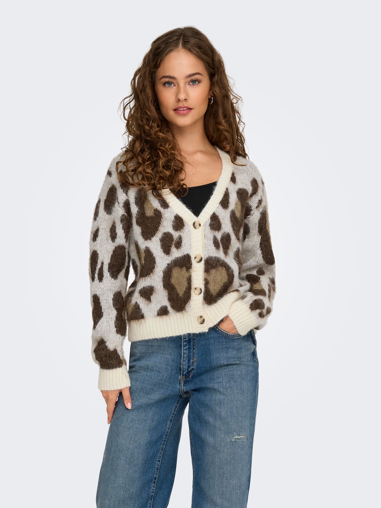 ONLY ONLEDELIE Knitted cardigan -Birch - 15353090