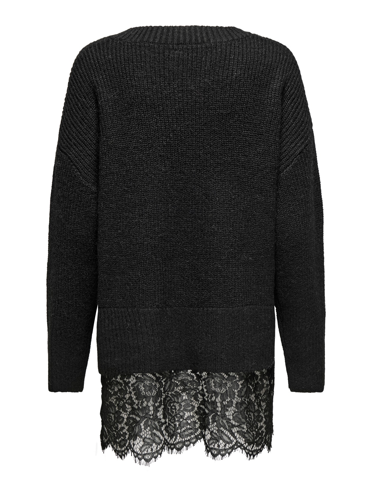 ONLY ONLVIVIA Knitted pullover -Black - 15353121