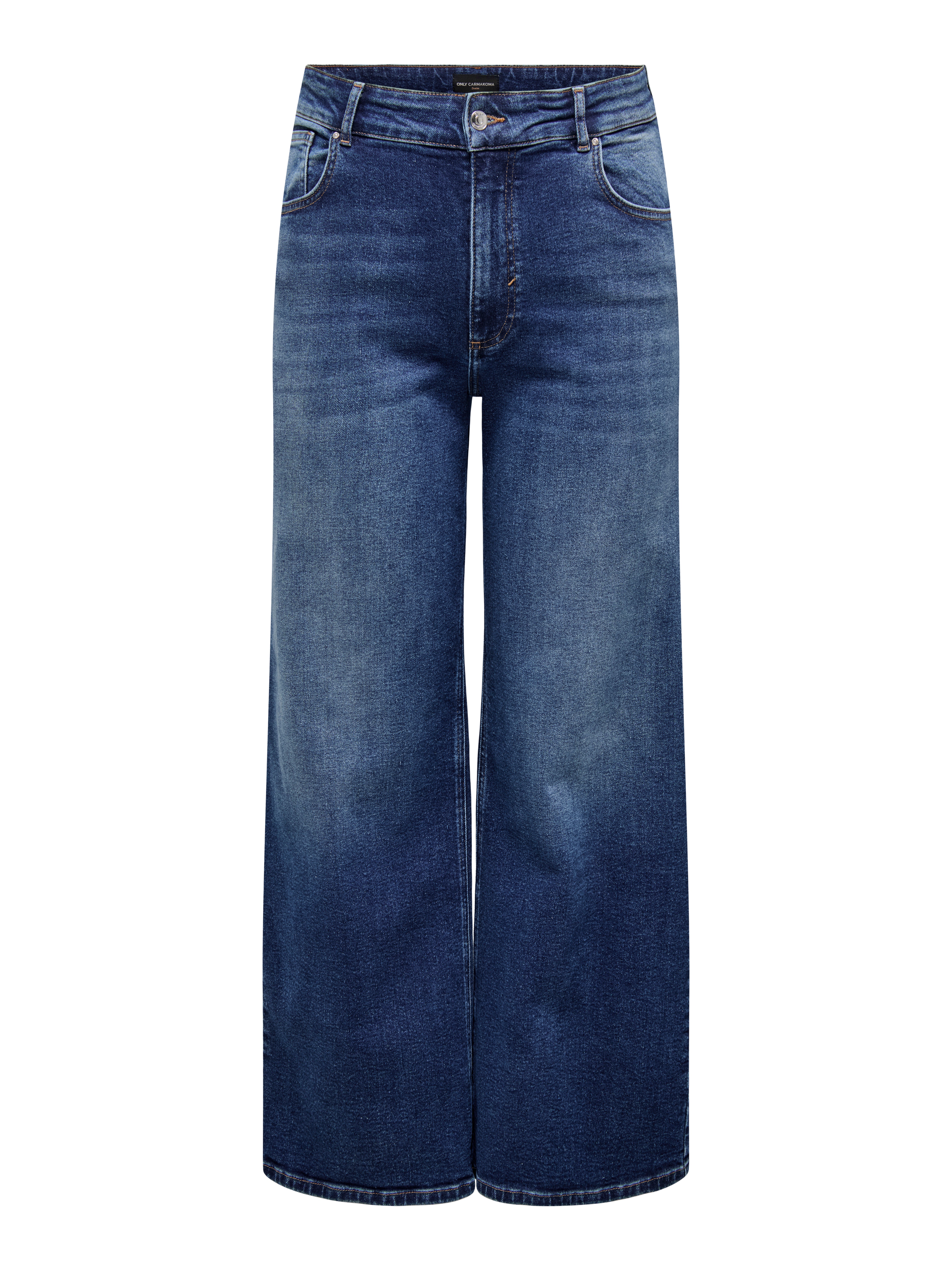 Carjuicy Hohe Taille Weiter Beinschnitt Jeans