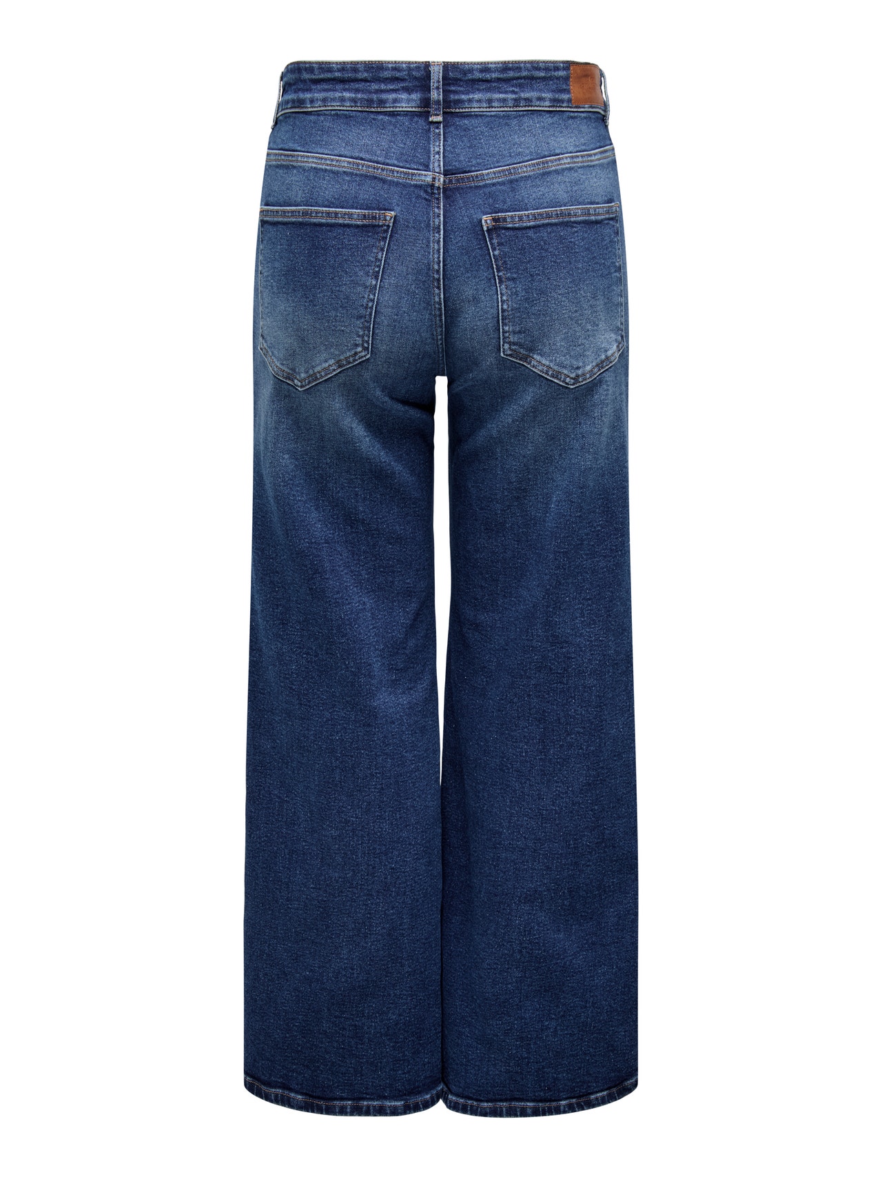 Vaqueros ONLY Carmakoma Carjuicy HW Wide Leg Para Mujer - Corte Ancho, Cintura Alta, Talla Rea255, Perfectos Para Otoño