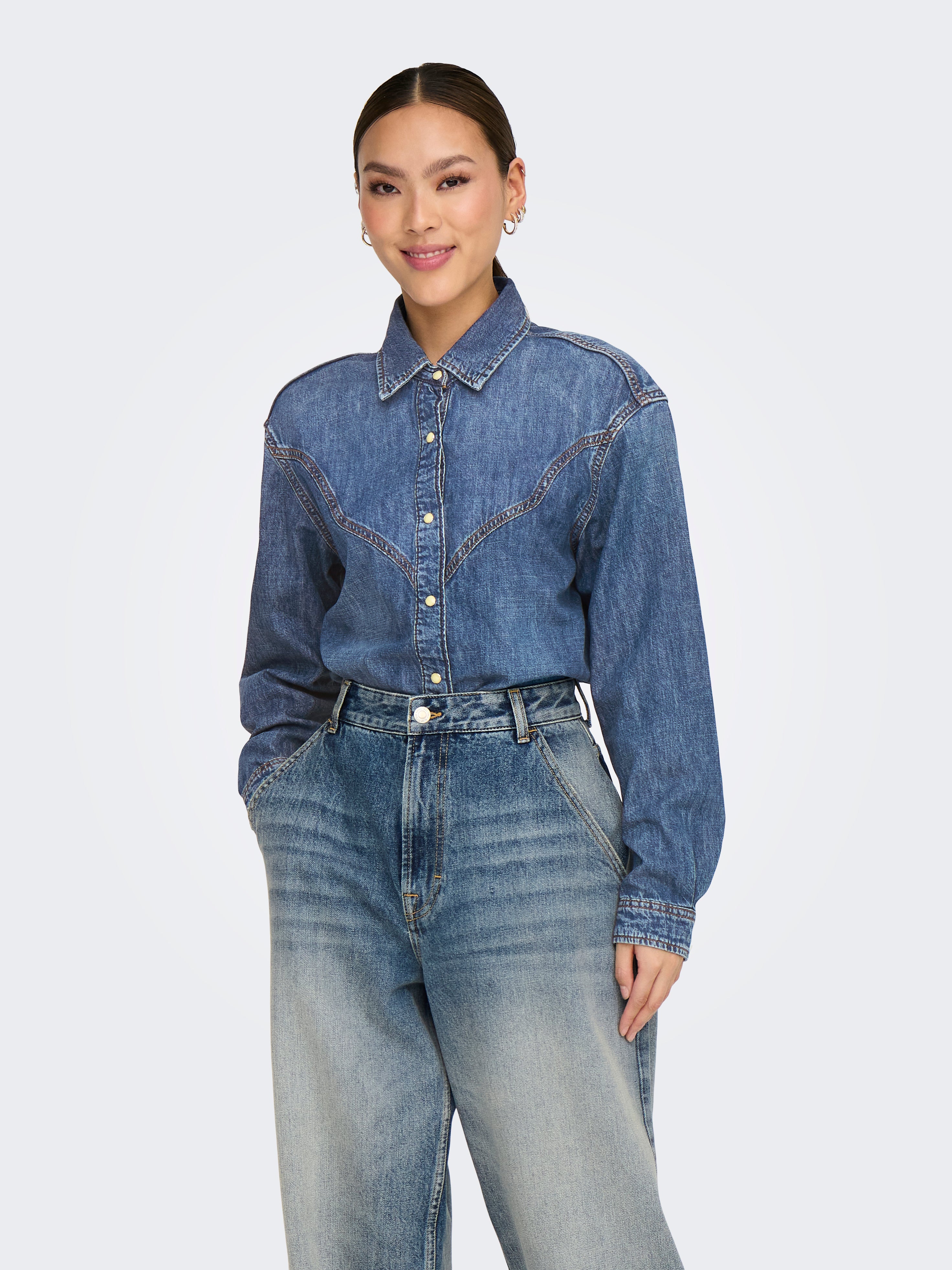 Thumbnail - Onlsevigny Jeanshemd