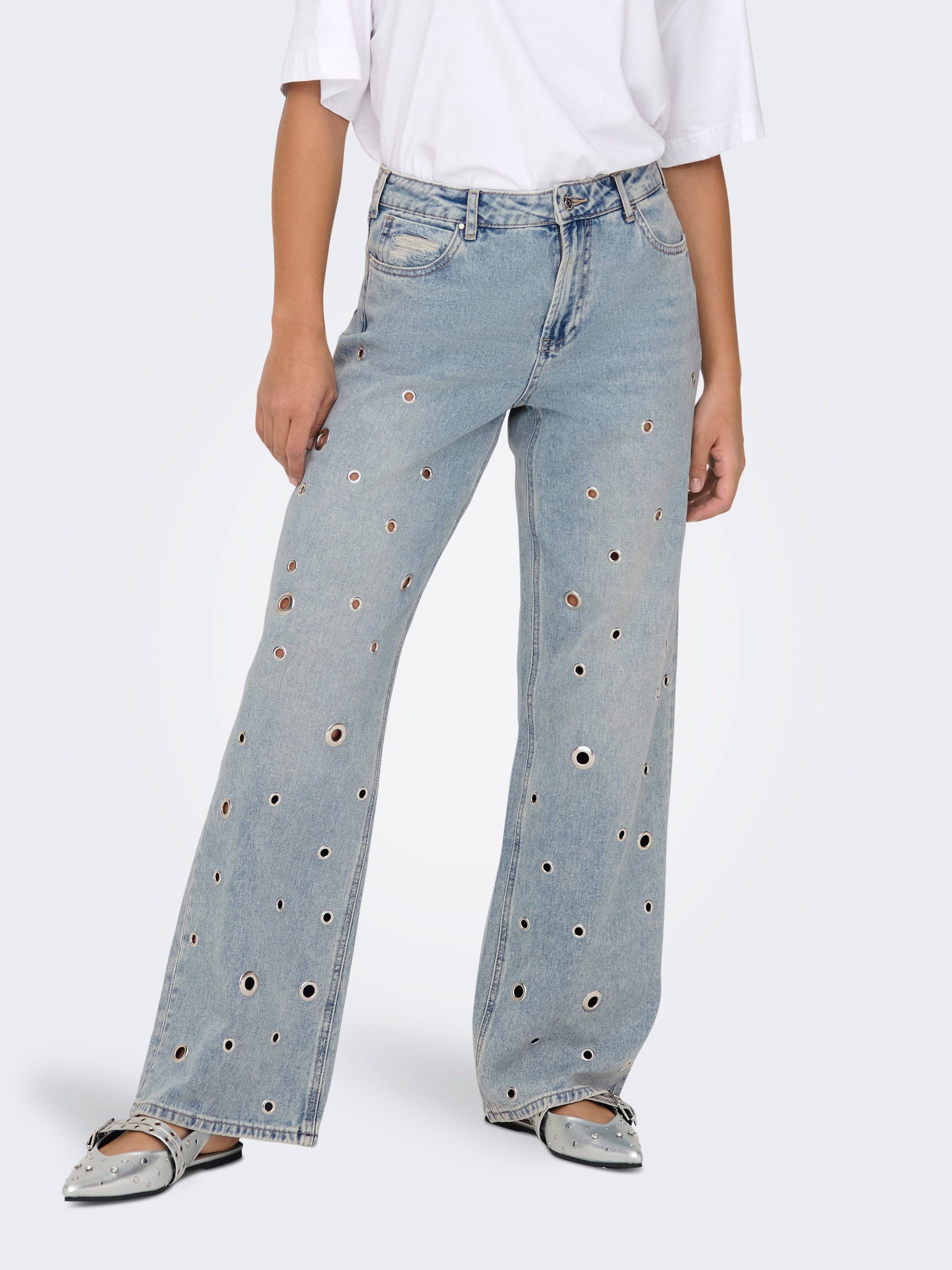 Onlcobain Weiter Beinschnitt Jeans