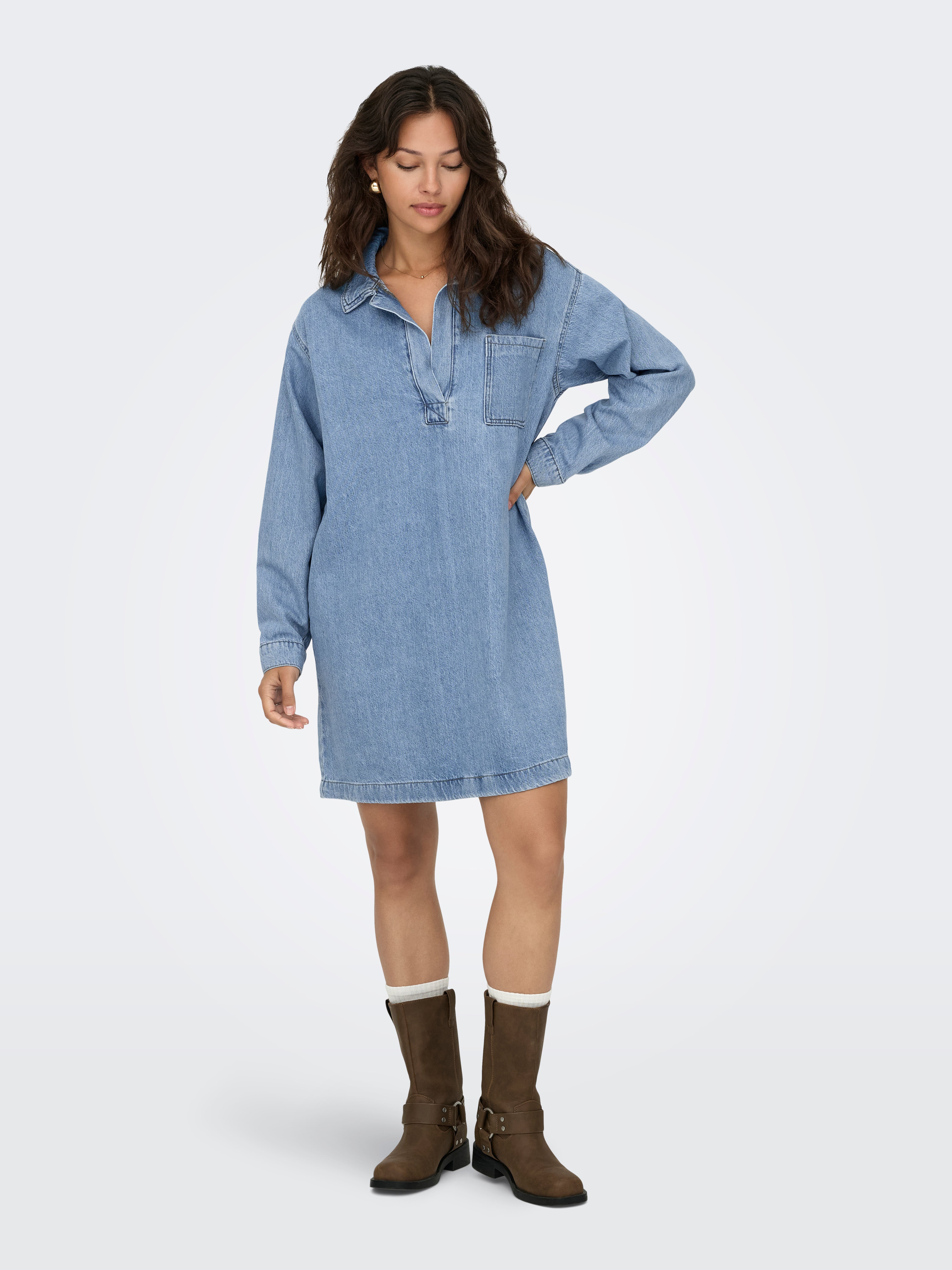 ONLBIRDIE Long dress Light Blue ONLY® - Main Image