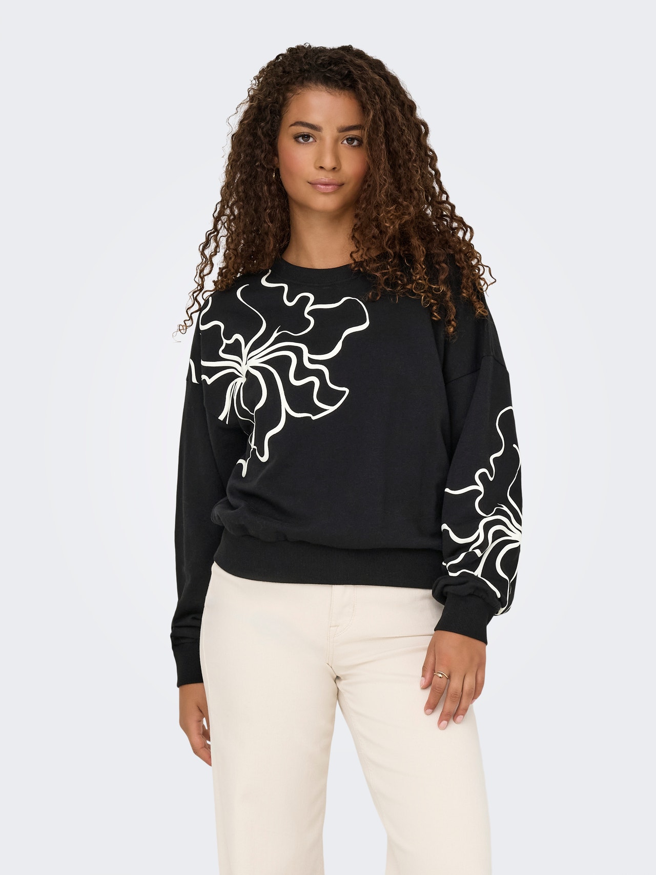 ONLY ONLODESSA Sweatshirt -Black - 15353259