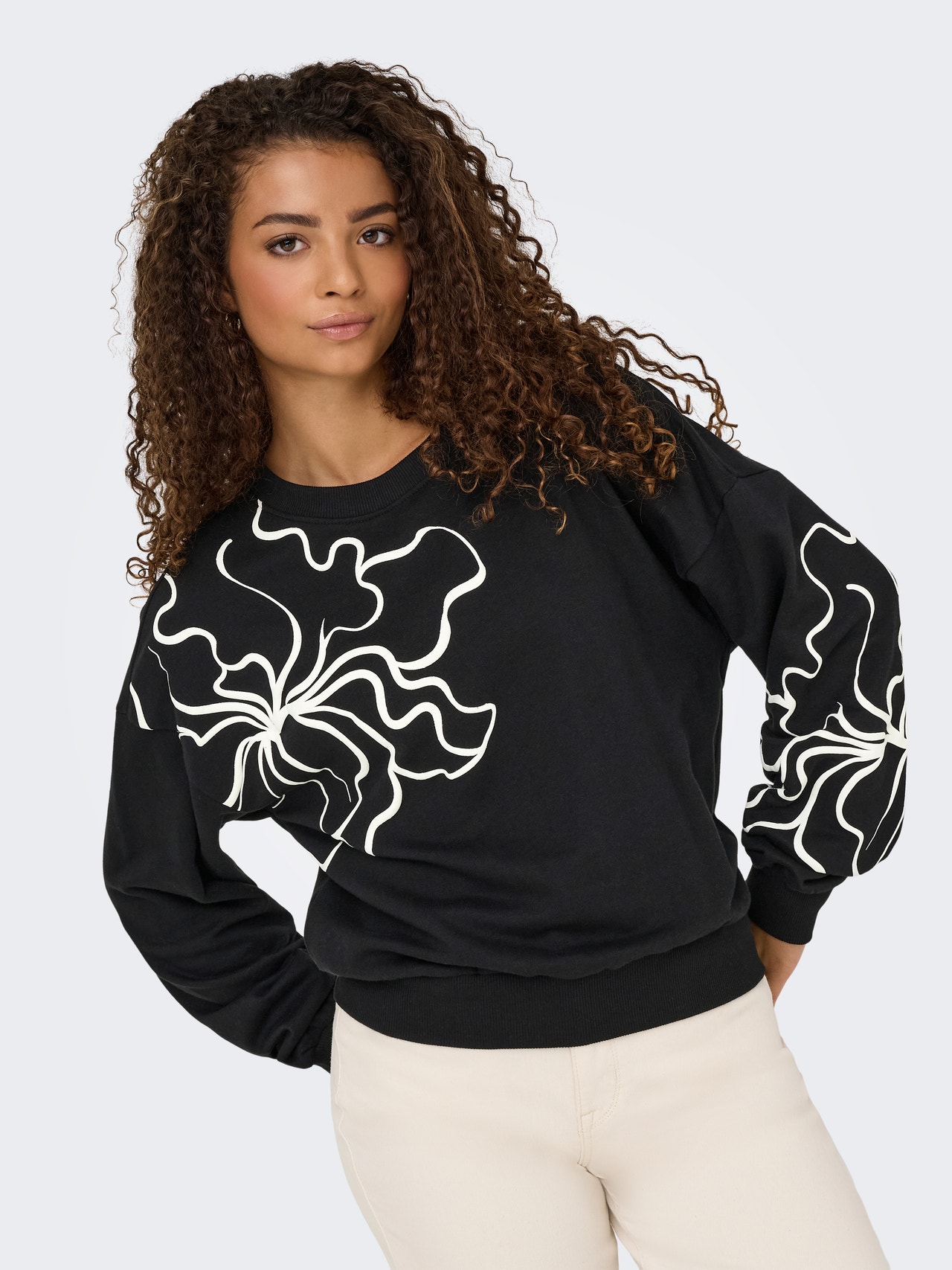 ONLY ONLODESSA Sweatshirt -Black - 15353259