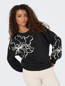 ONLY ONLODESSA Sweatshirt -Black - 15353259