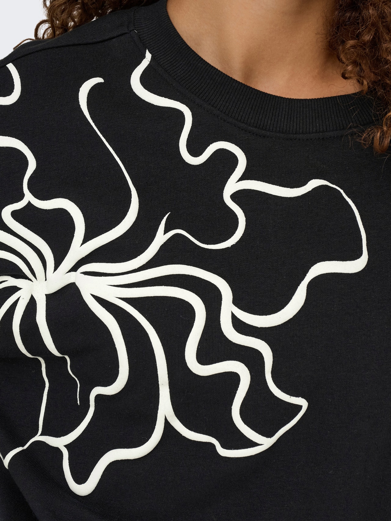 ONLY ONLODESSA Sweatshirt -Black - 15353259