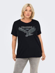 ONLY CARCRUZ T-shirt -Black - 15353271