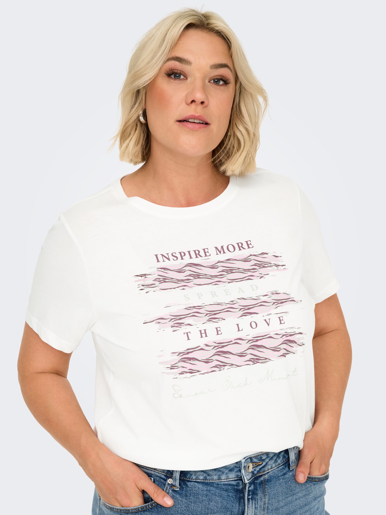 ONLY CARCRUZ T-shirt -Cloud Dancer - 15353271