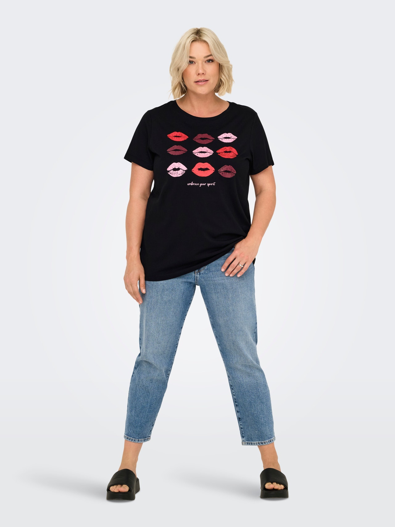 ONLY CARSIMONE T-shirt -Black - 15353382