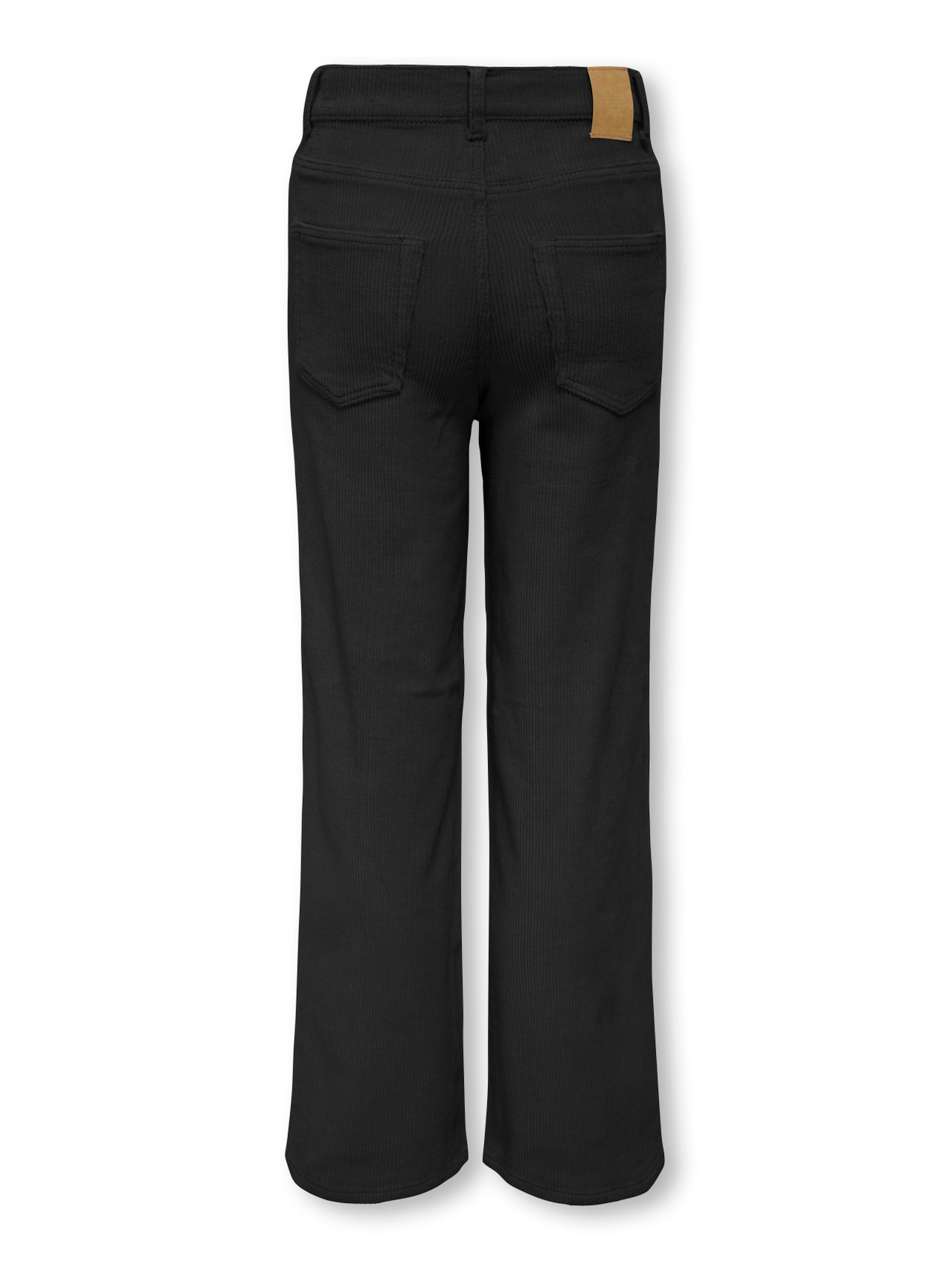 ONLY Široka noga stane Visoki struk JUNIOR Hlače -Black - 15353438