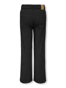 ONLY Široka noga stane Visoki struk JUNIOR Hlače -Black - 15353438