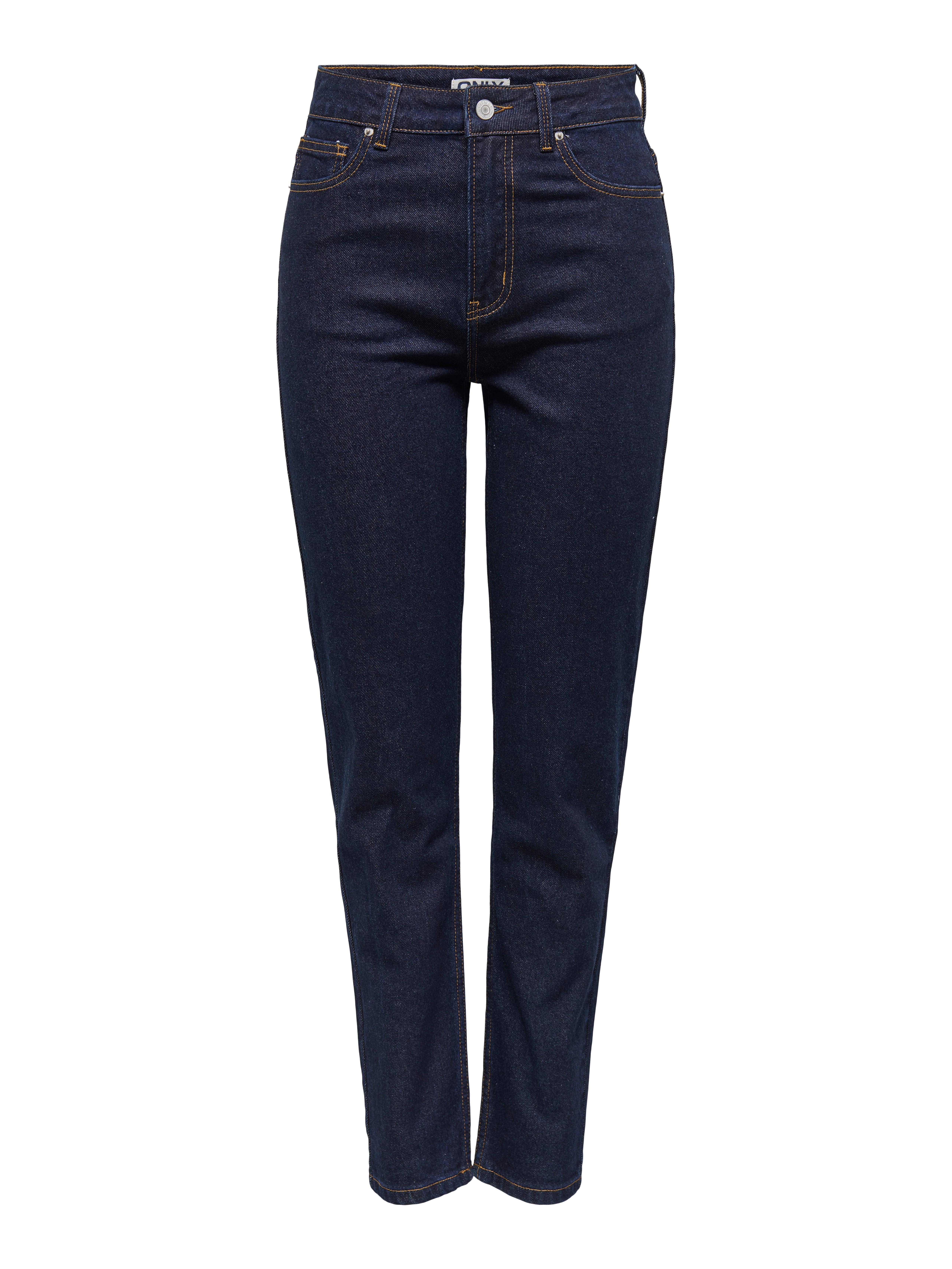 Onlemily Hohe Taille Gerade Geschnitten Jeans