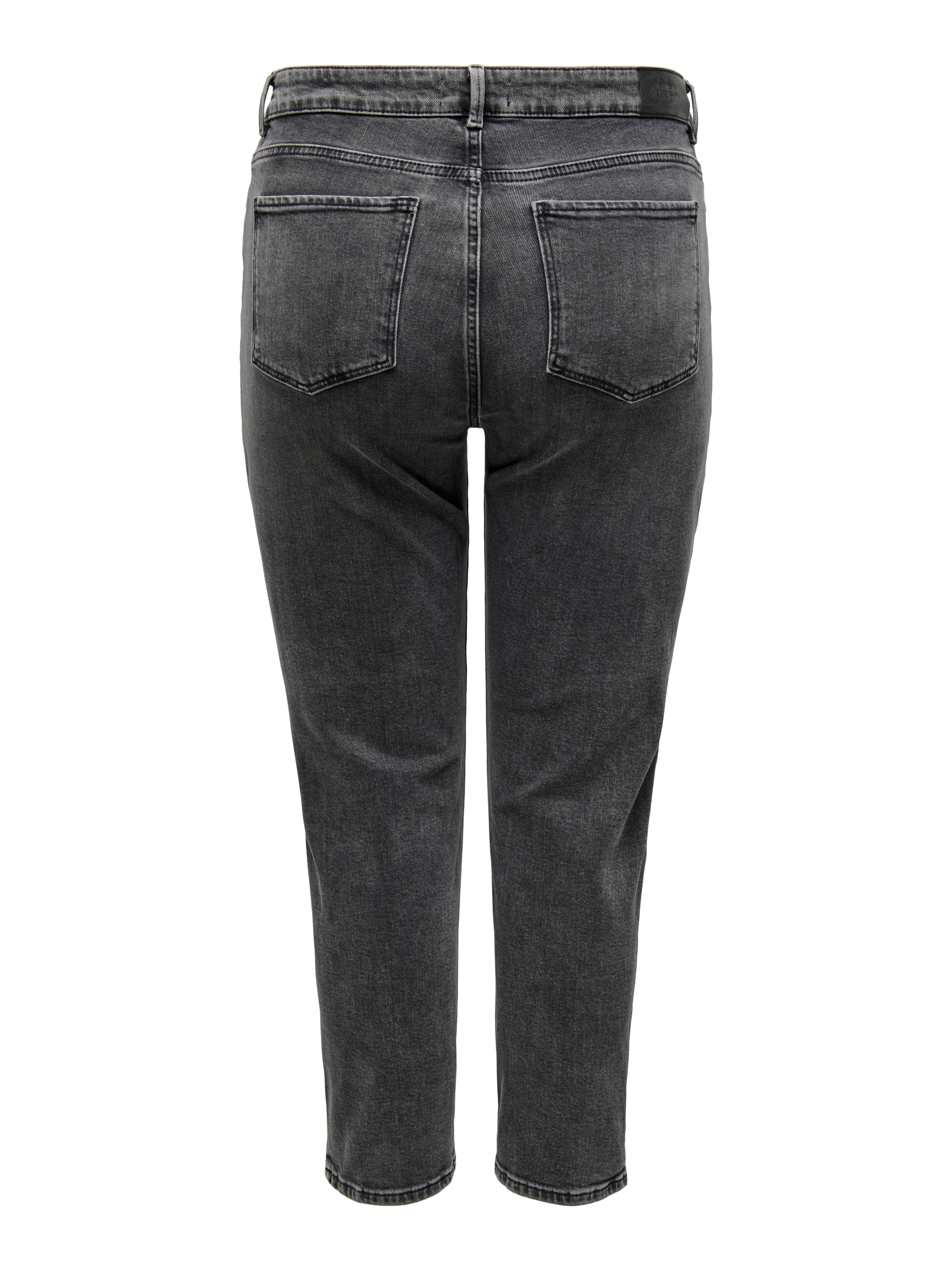 Thumbnail - Caremily Hohe Taille Gerade Geschnitten Jeans