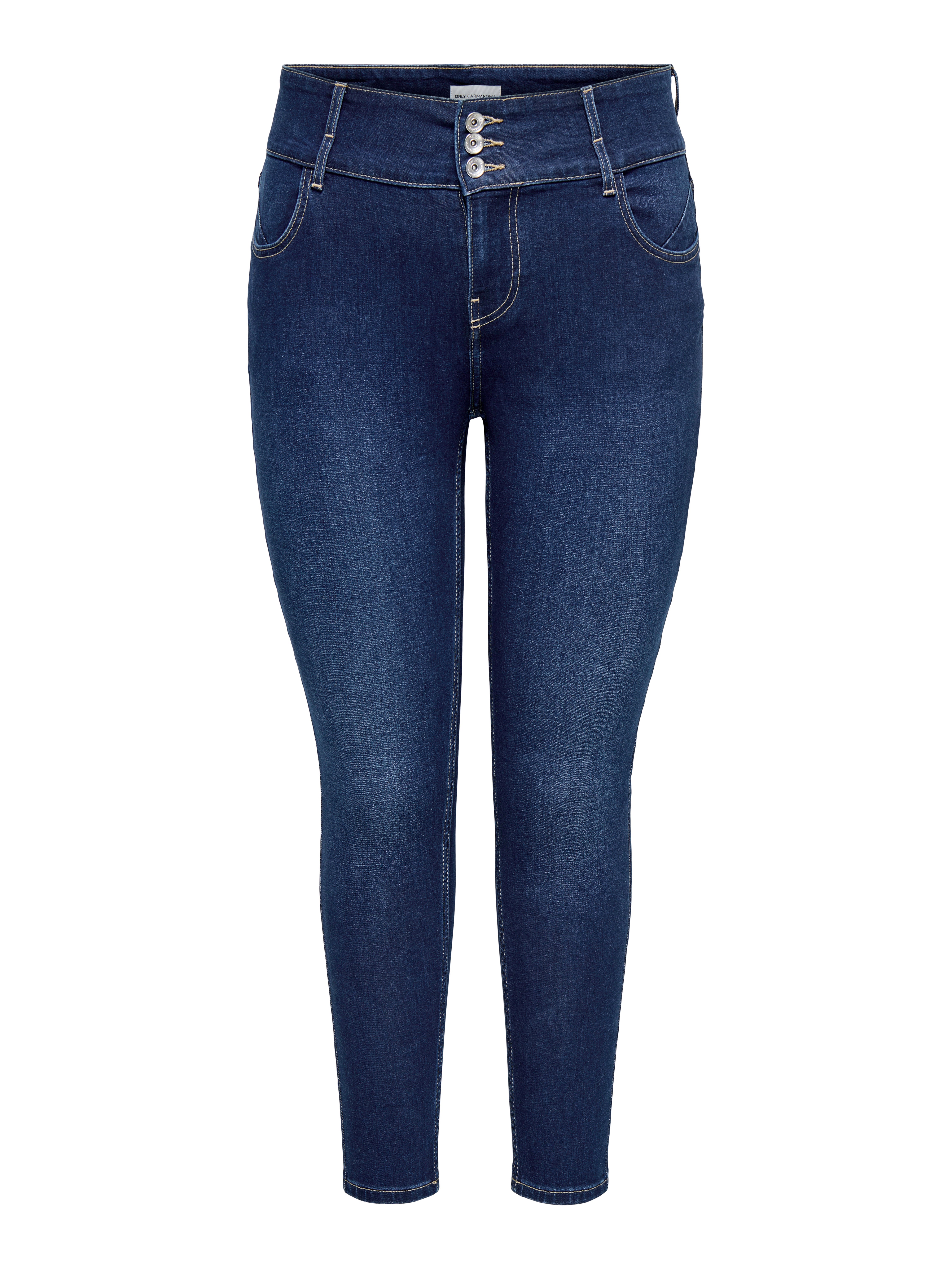 Thumbnail - Caranna Hohe Taille Skinny Fit Jeans
