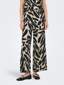 ONLY JDYJASMINE Wide Leg Fit Trousers -Tapioca - 15354007