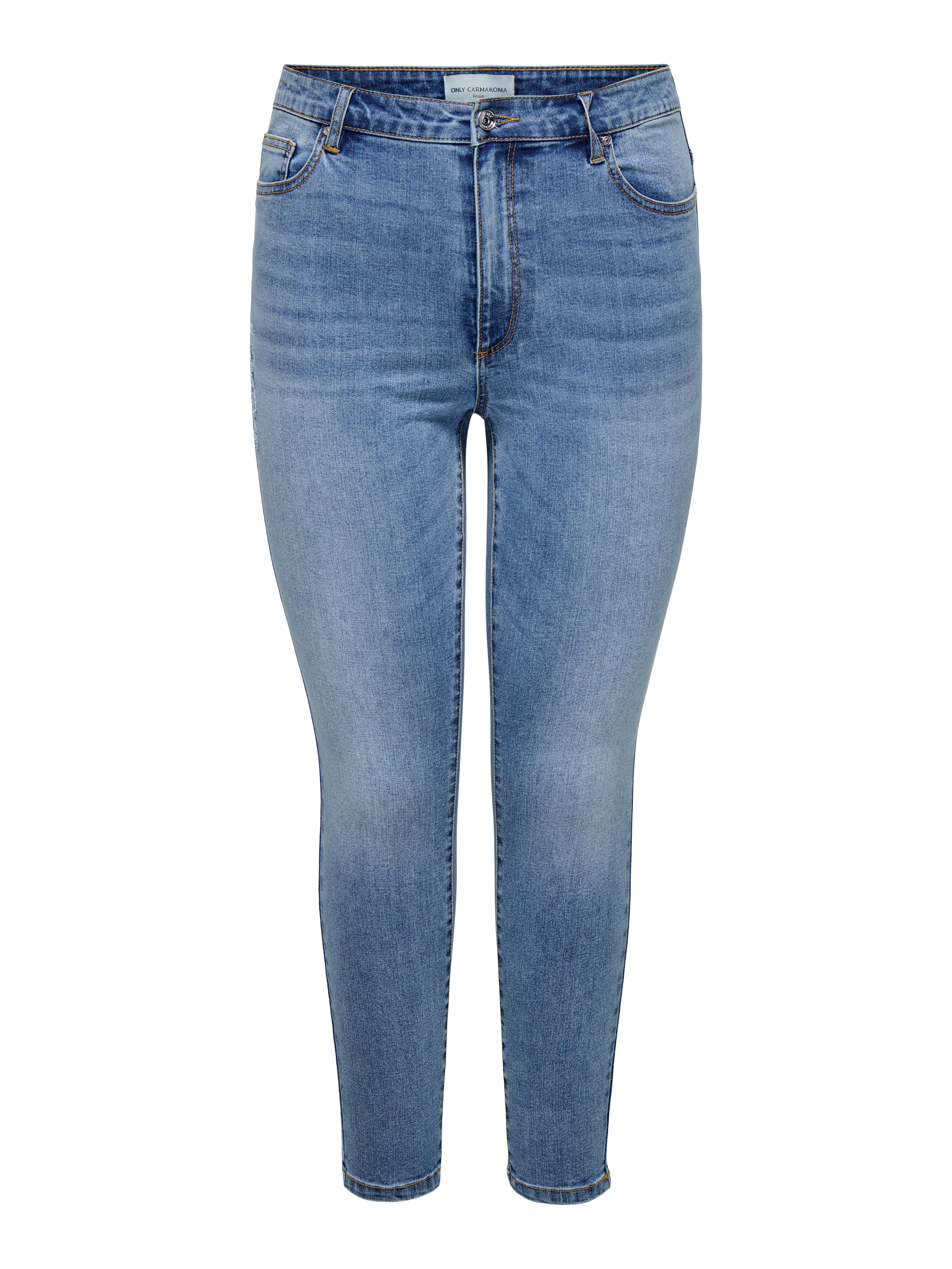 Cariconic Hohe Taille Skinny Fit Jeans