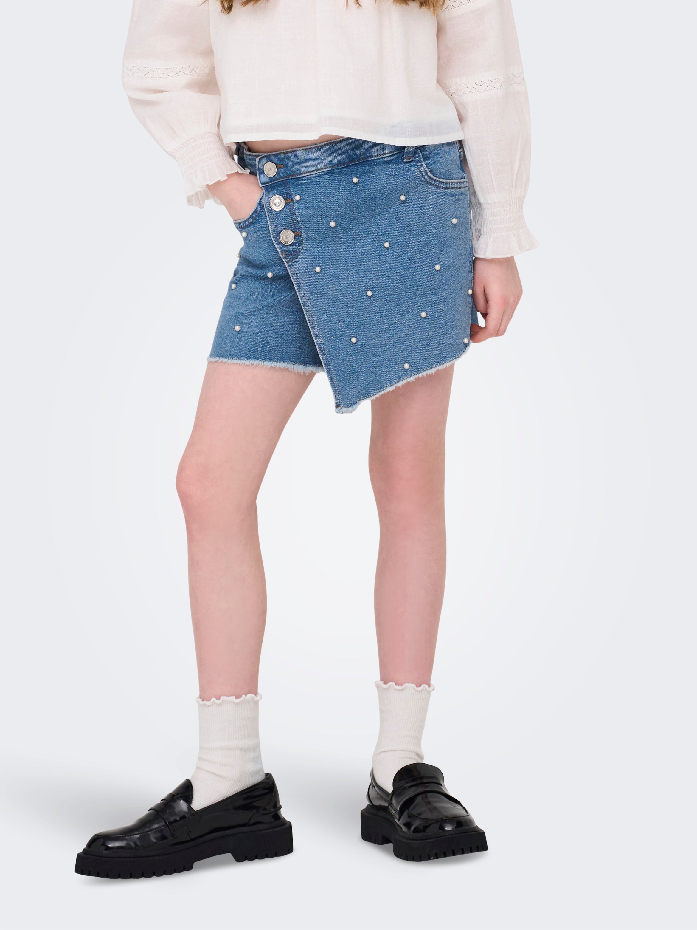 Kogjenny Denim Kurzer Rock