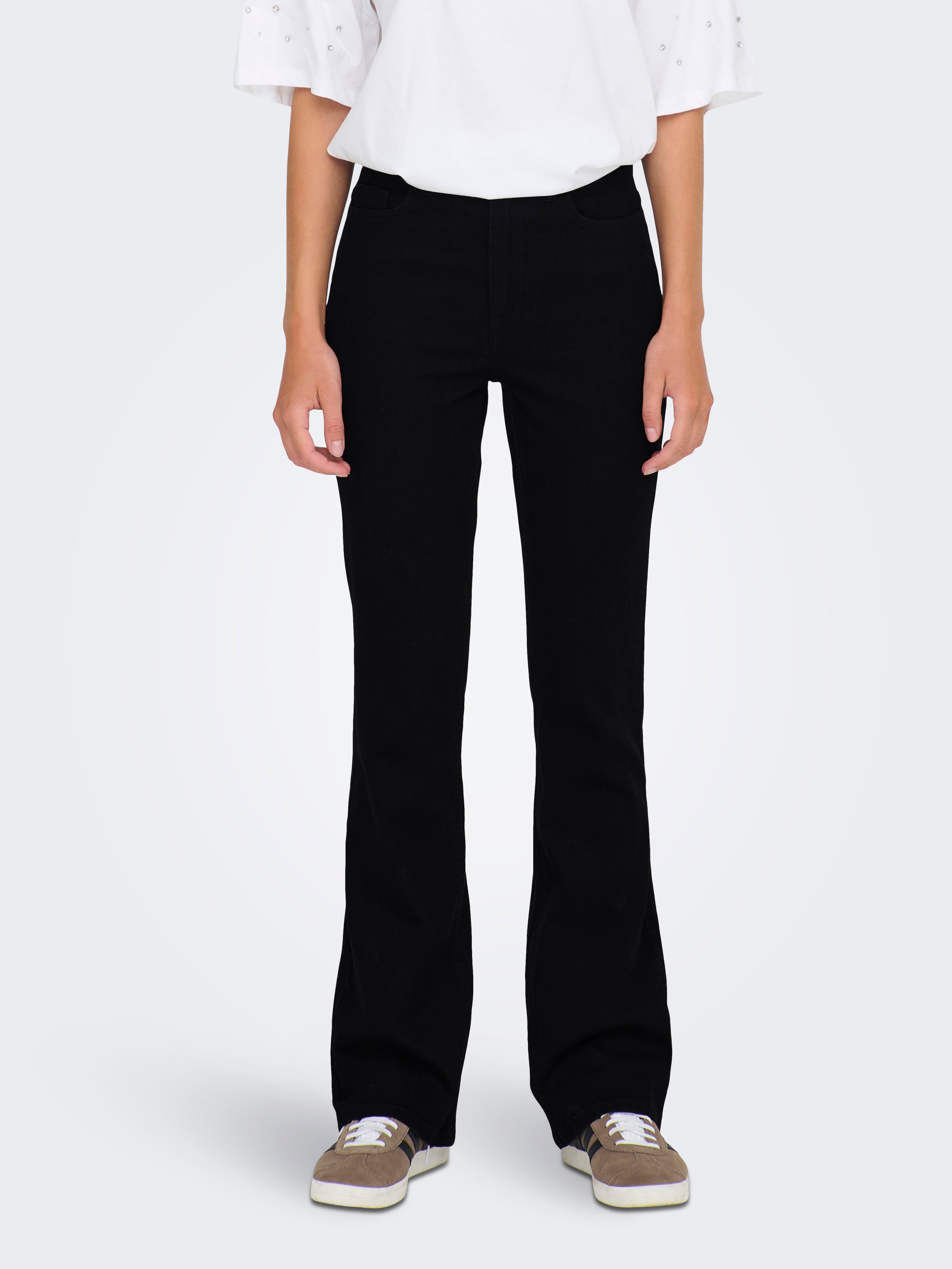 Jdymoon Hohe Taille Ausgestellt Jeans