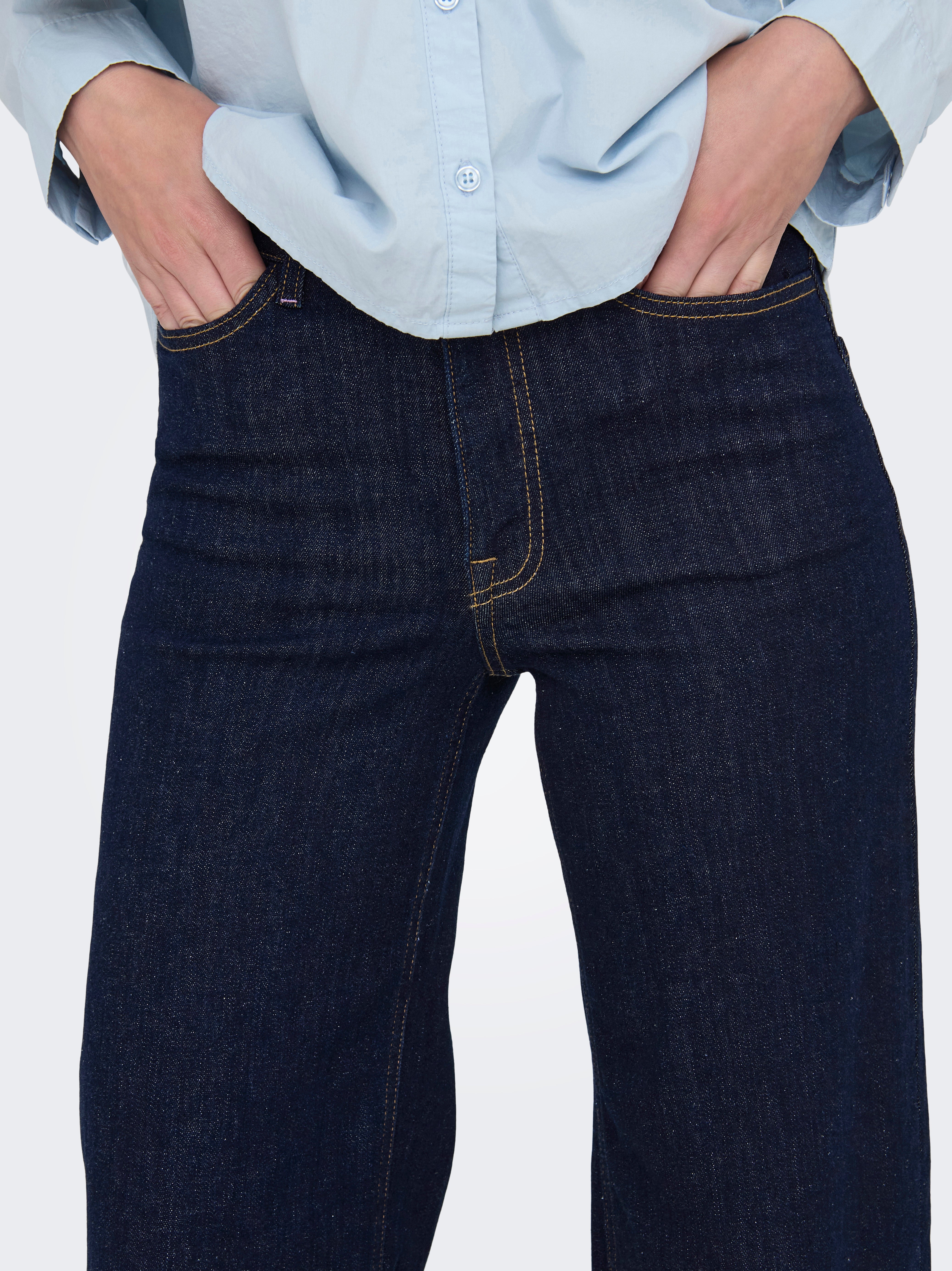 JdY Jdyfelina-Fina Hw Wide Med Blue DNM Noos, blauw (medium blue denim), (M) W x 30L JdY Jdyfelina-Fina Hw Wide Med Blue DNM Noos, blauw (medium blue denim), (M) W x 30L