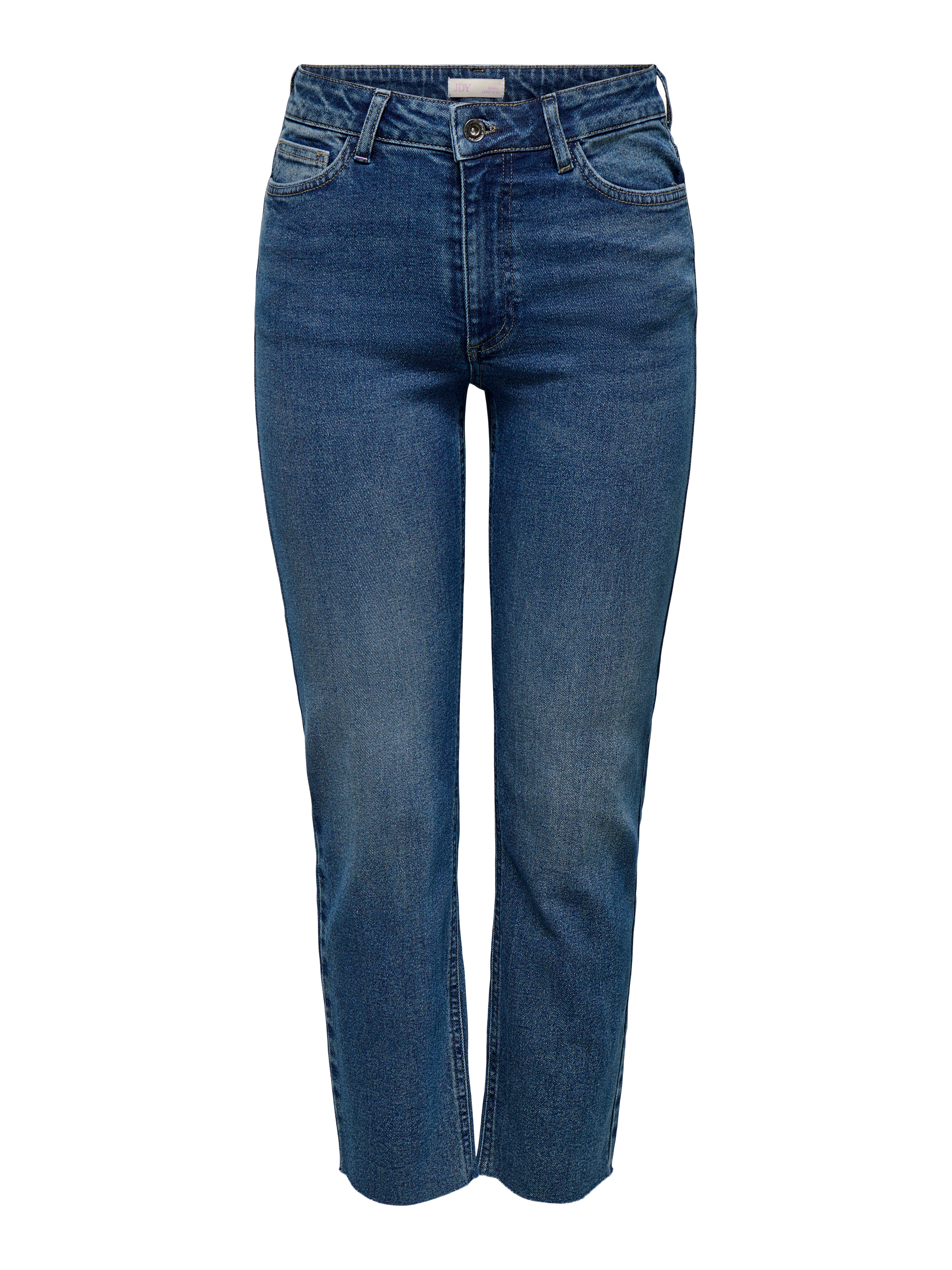 Thumbnail - Jdylullu Hohe Taille Gerade Geschnitten Jeans