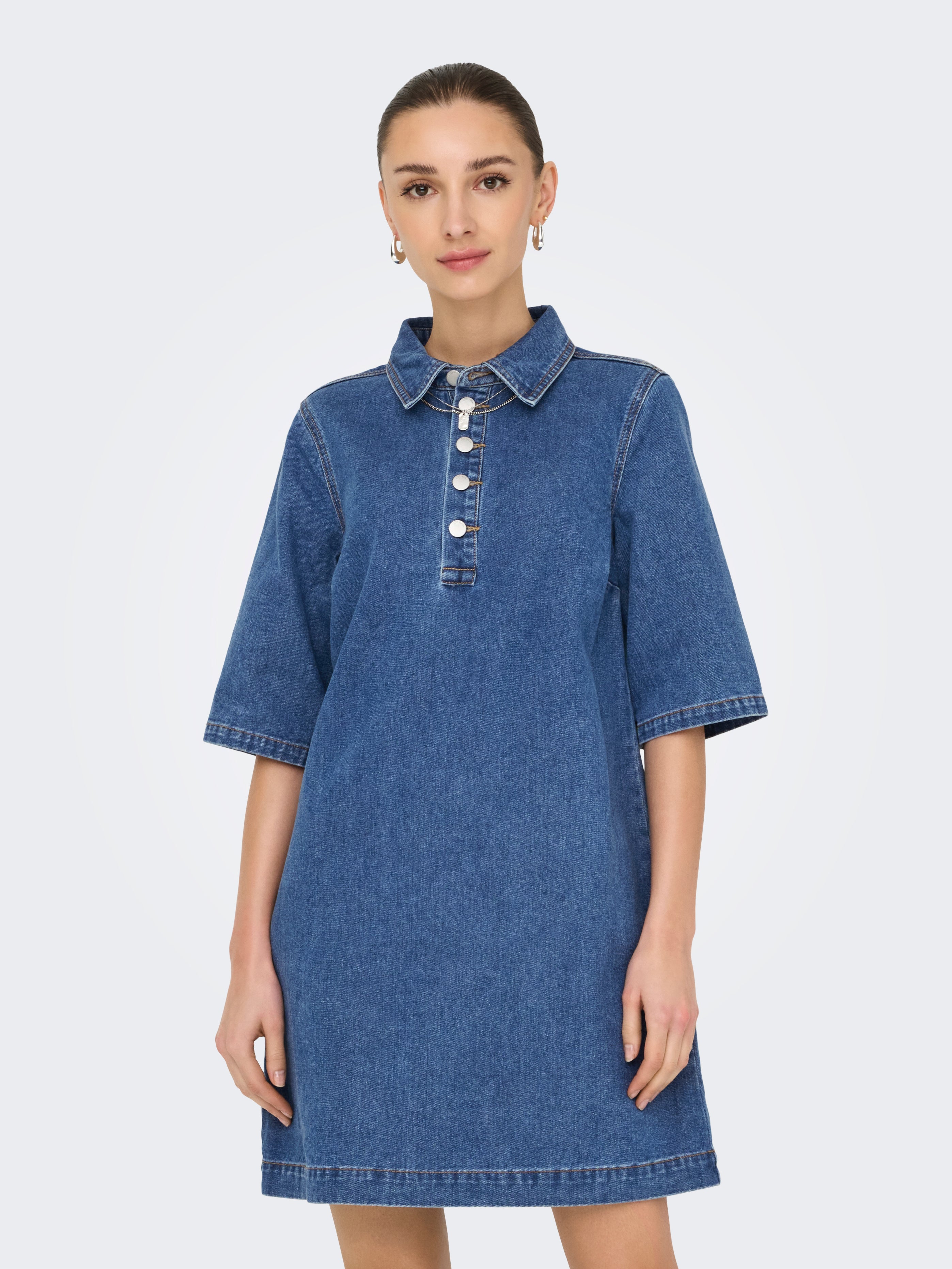 JDYBELLA Midi dress | Medium Blue | ONLY JDYBELLA Midi dress | Medium Blue | ONLY