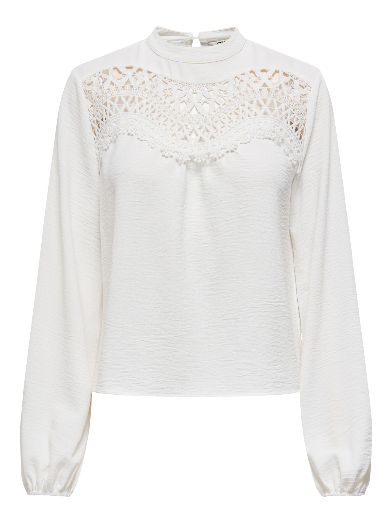 ONLY Redovno prianjanje Ovratnik košulje Elastične manžete Košulja -Cloud Dancer - 15354372