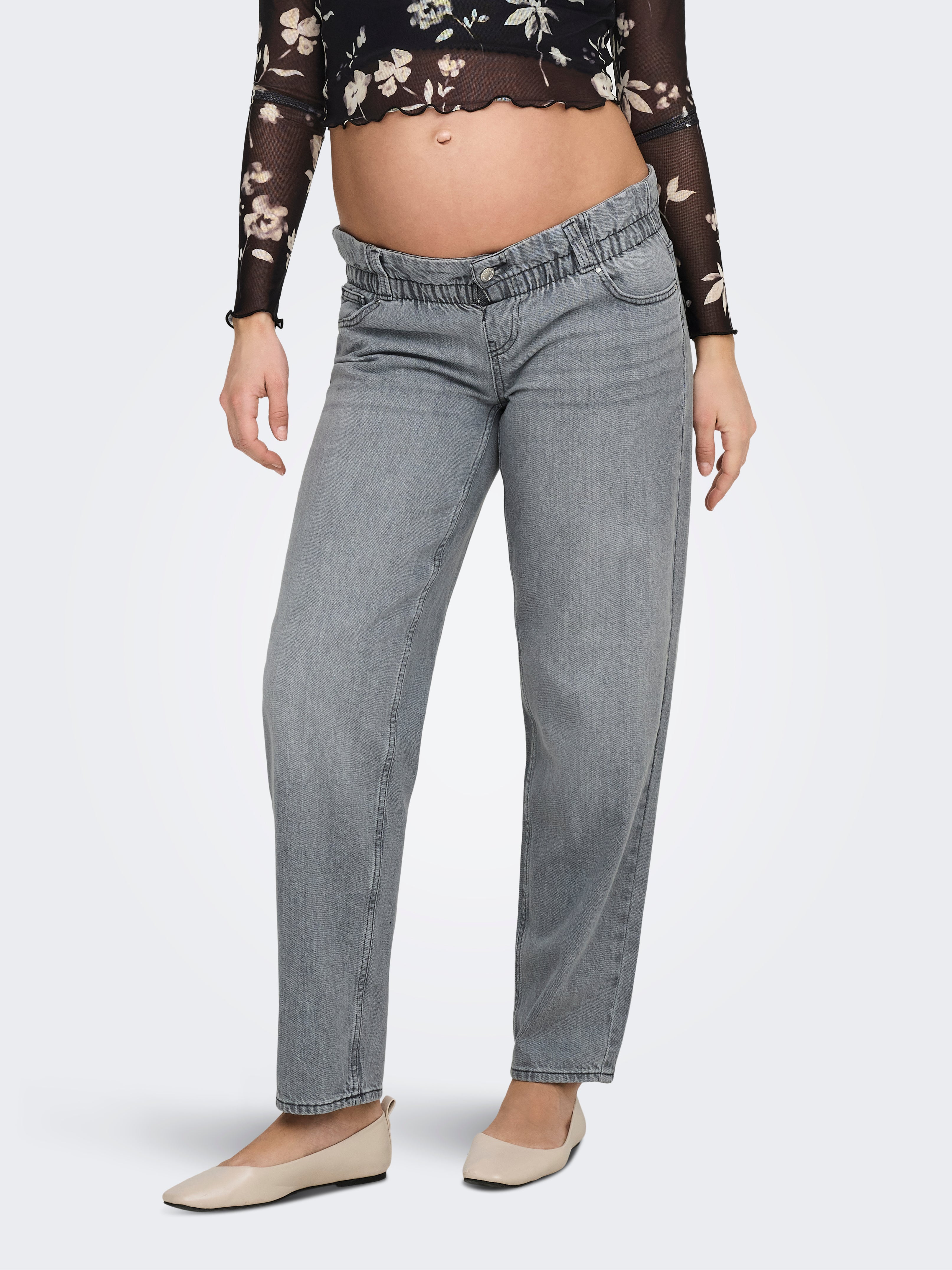 Olmlumi Gerade Geschnitten Jeans