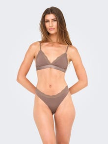 ONLY ONLVICKY Bralette Top -Cognac - 15354404