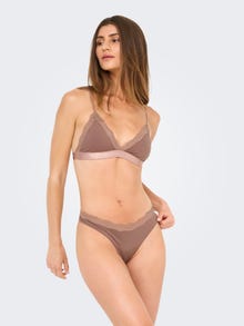 ONLY ONLVICKY 2er-pack G-String -Cognac - 15354513