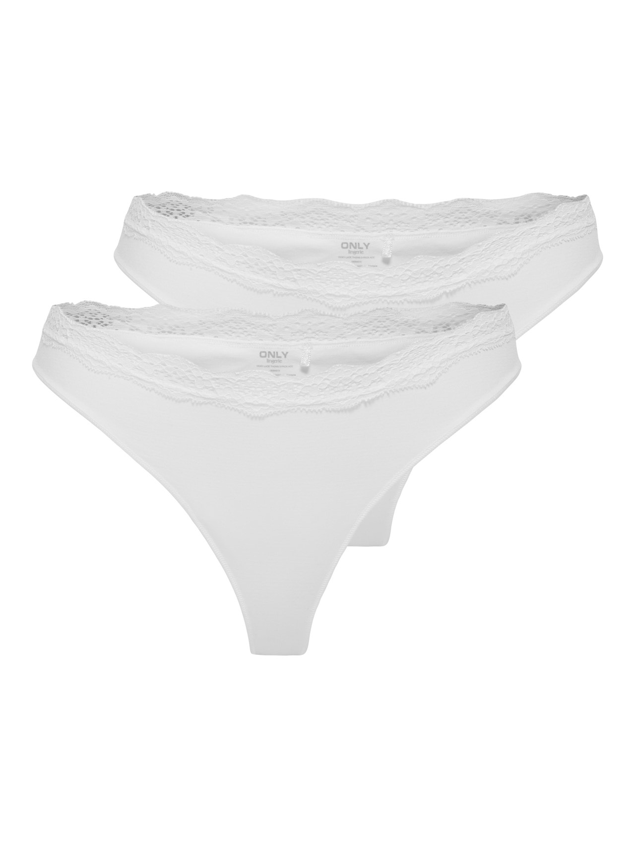 ONLY ONLVICKY 2-pack maillot de bain -Bright White - 15354513