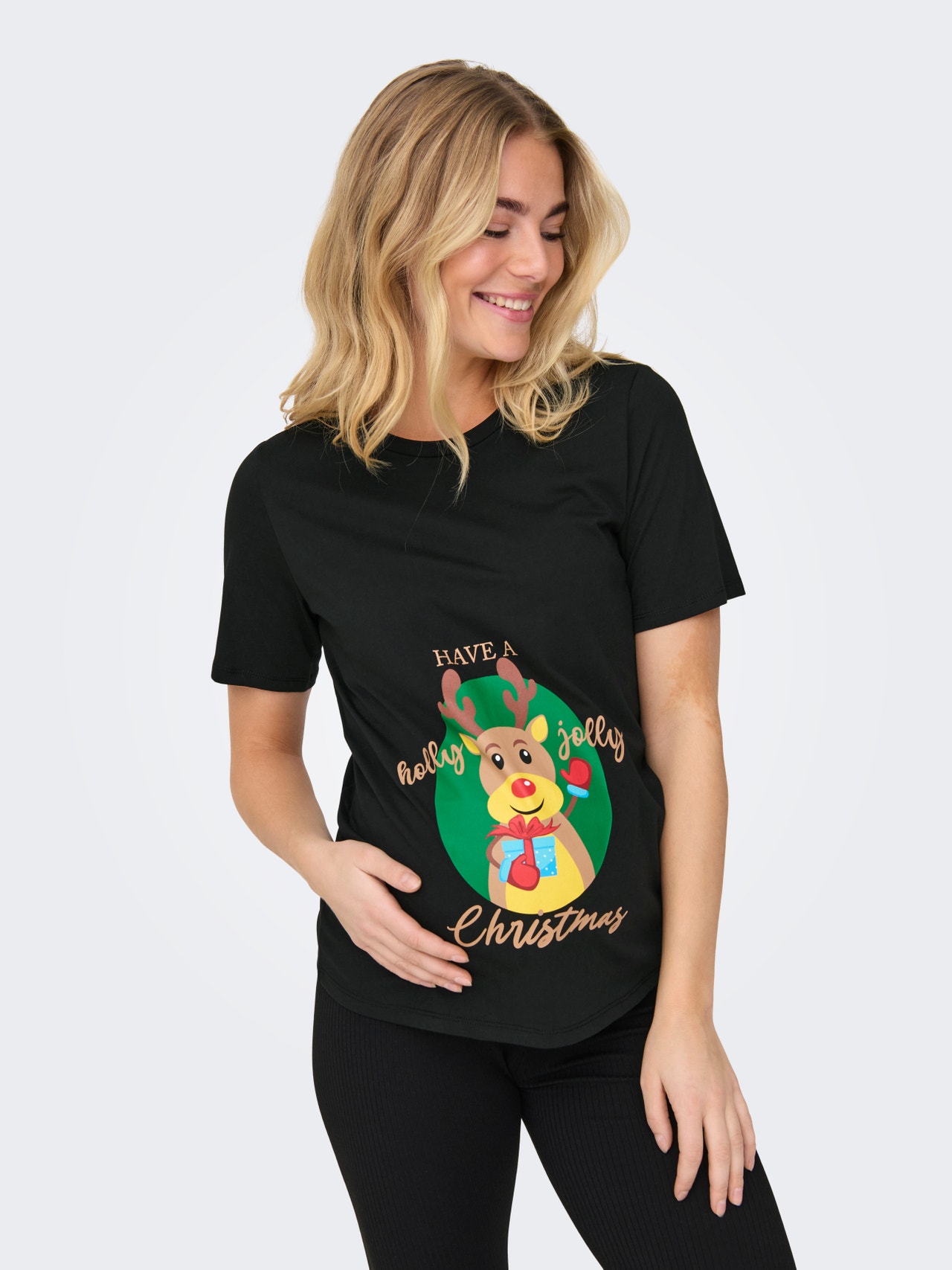 ONLY OLMPOP T-shirt -Black - 15354823