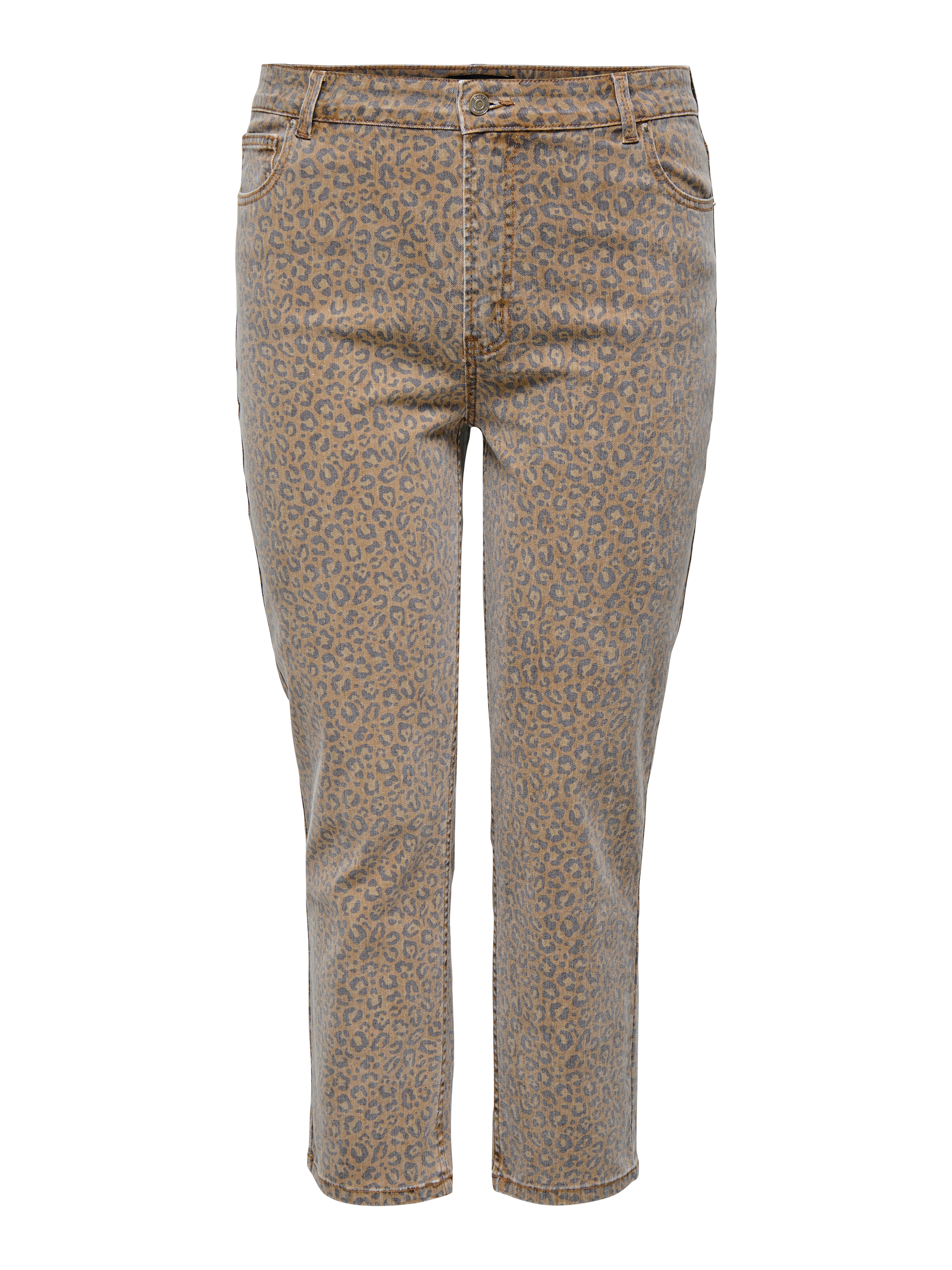 Thumbnail - Caremily Hohe Taille Gerade Geschnitten Jeans