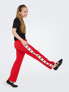 ONLY Labavo prianjanje Hlače -Mars Red - 15354955