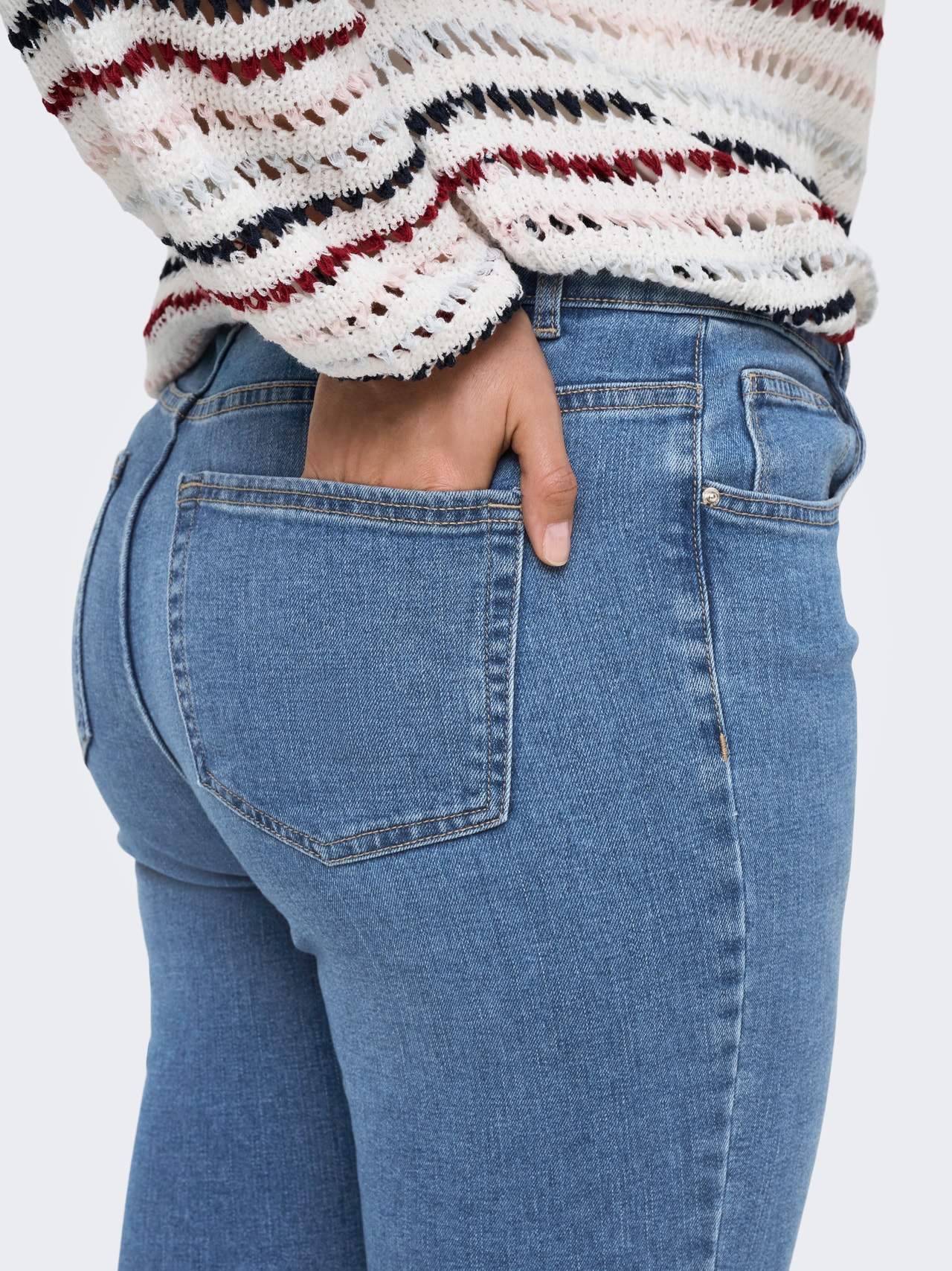 ONLY Liibuv lõige Teksad -Light Blue Denim - 15355014