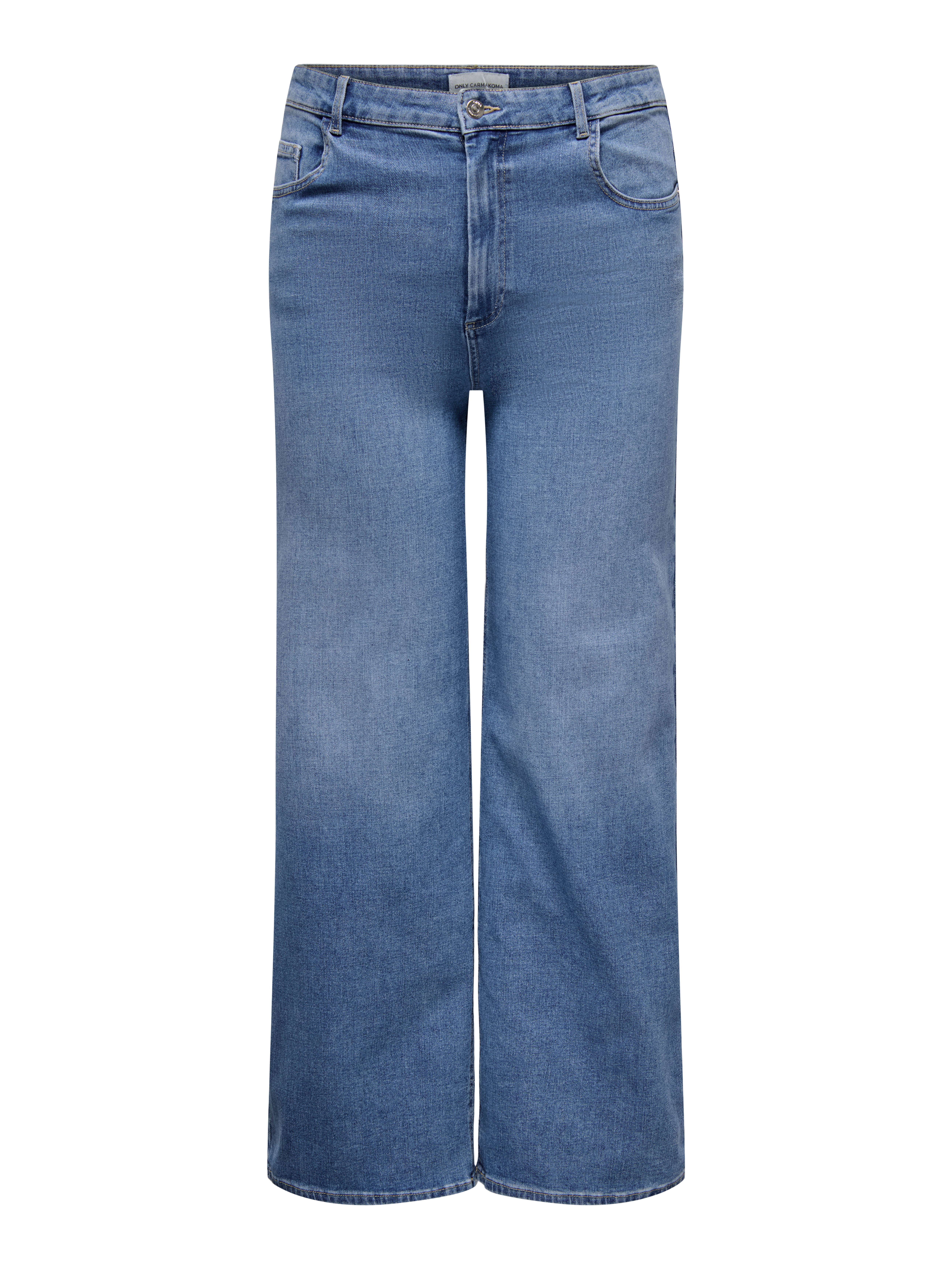 Thumbnail - Carbilly Hohe Taille Weiter Beinschnitt Jeans