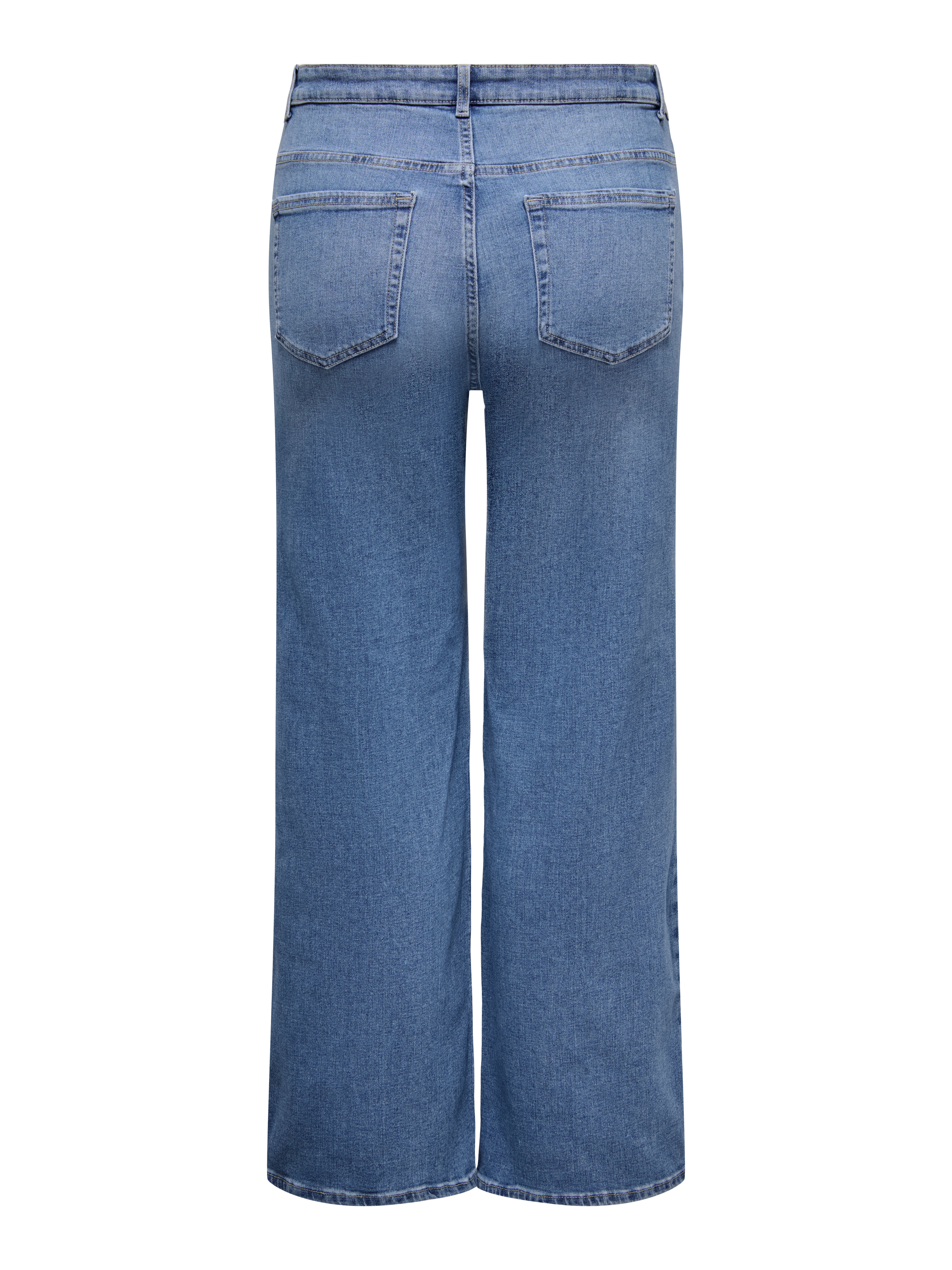 Thumbnail - Carbilly Hohe Taille Weiter Beinschnitt Jeans