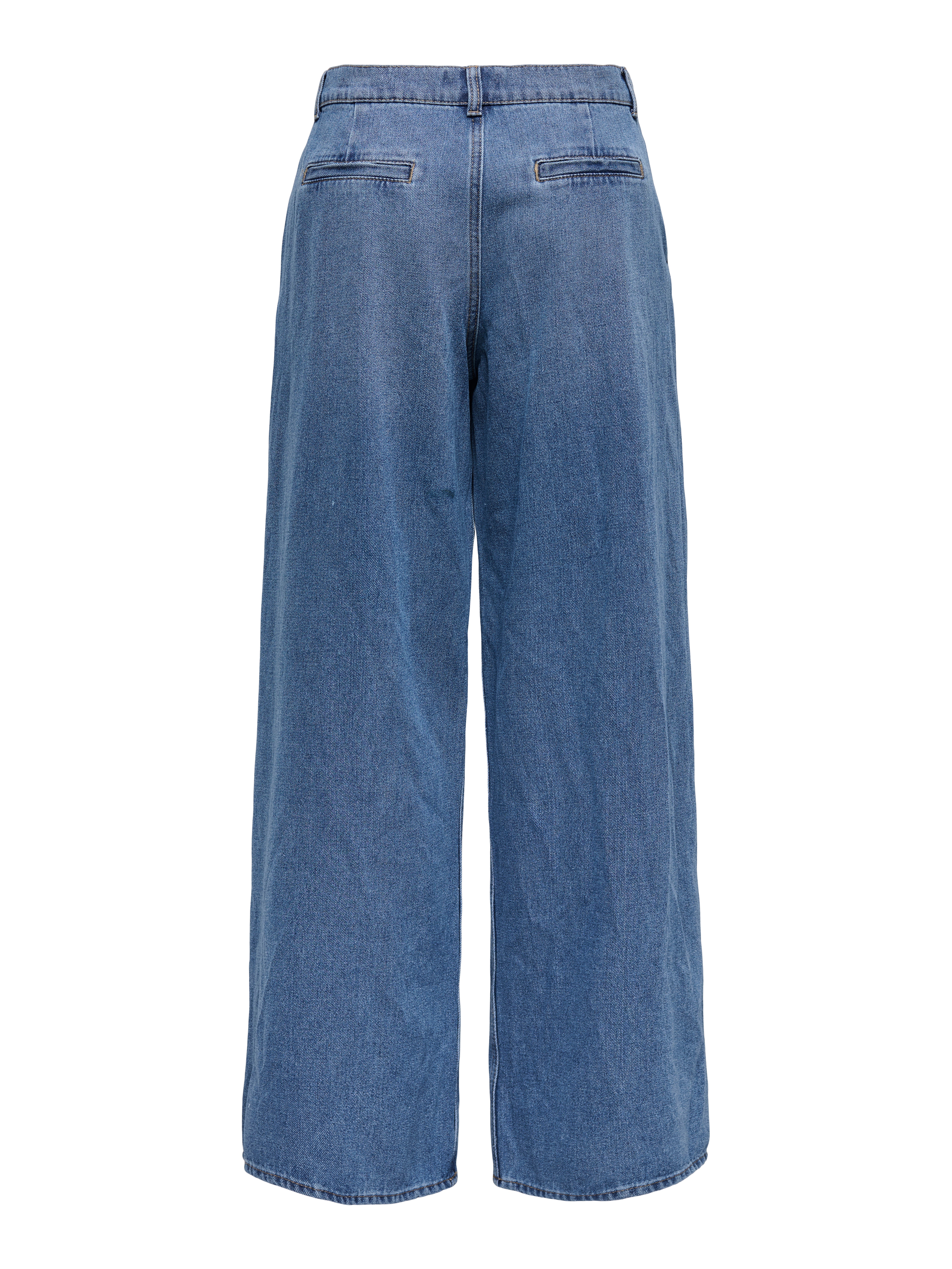 Thumbnail - Onlivy Mittlere Taille Weiter Beinschnitt Jeans