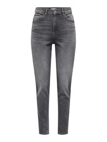 ONLY ONLENYA Mom Fit Jeans -Grey Denim - 15355184